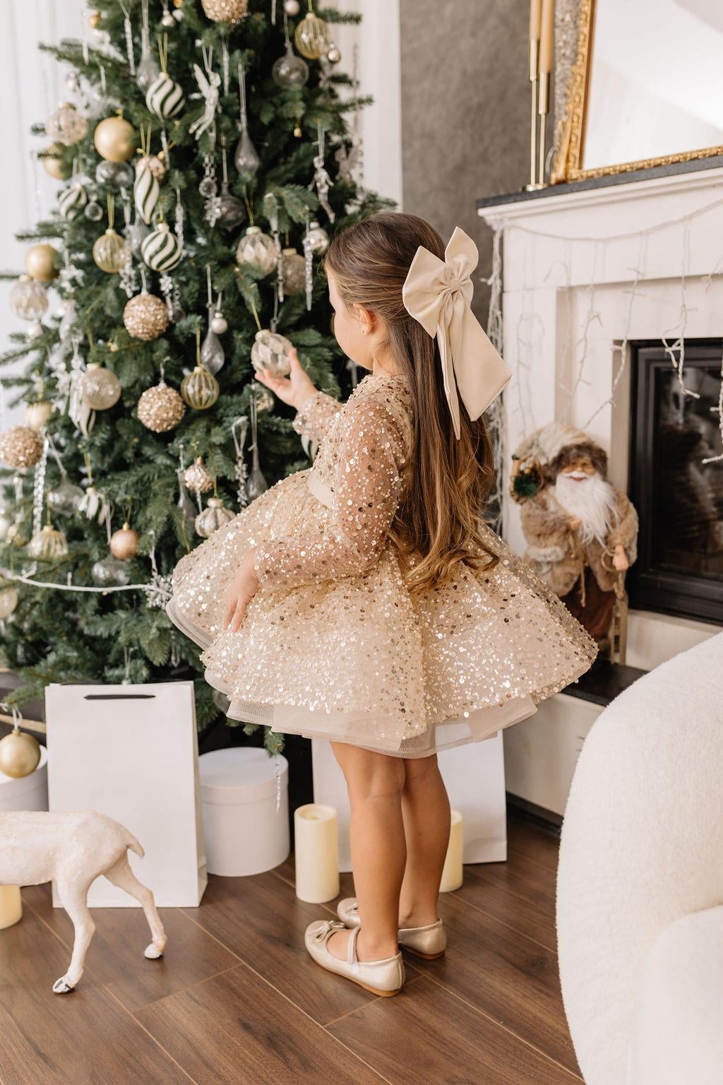 GOLD SPARKLE DRESS