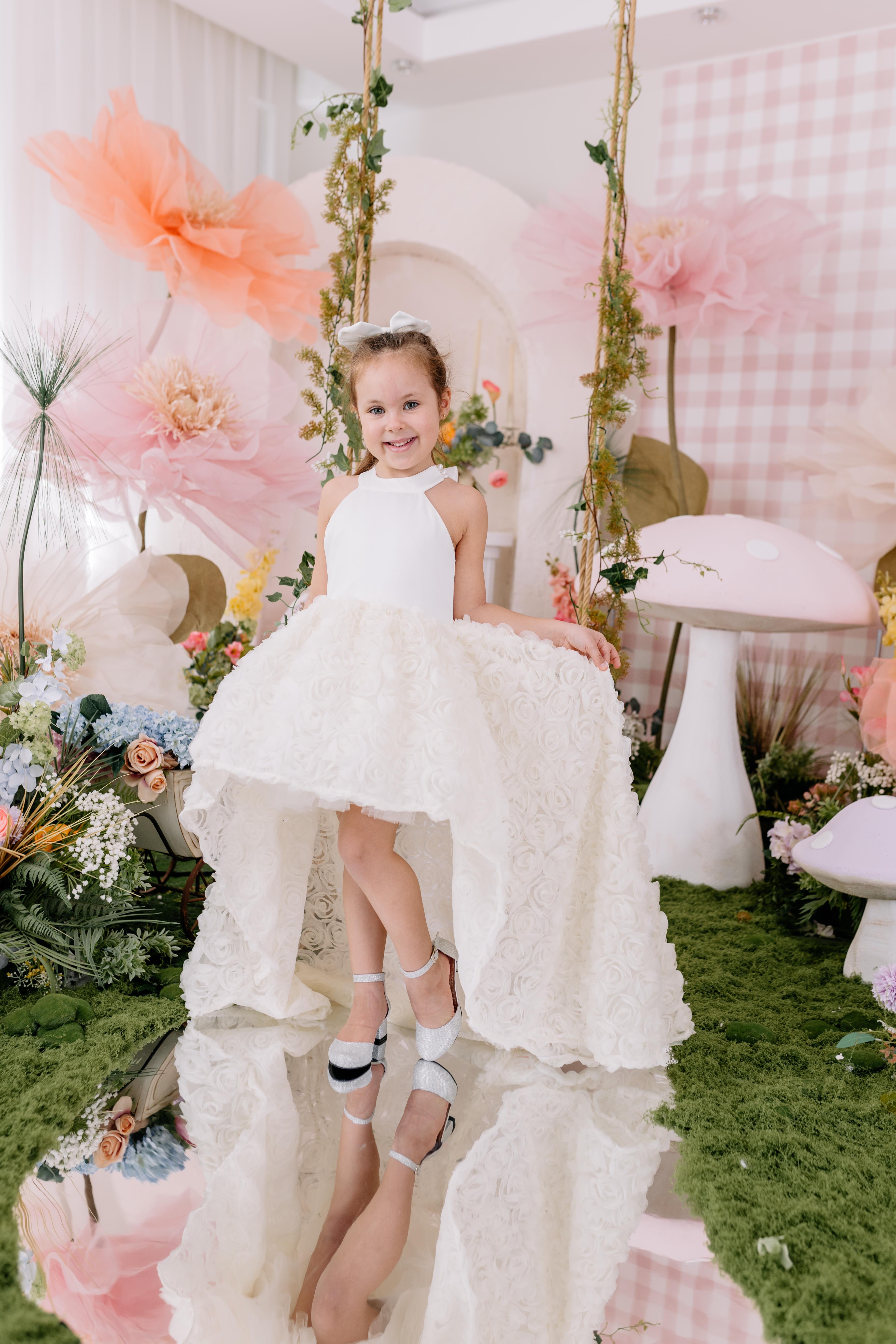 JASMINE DRESS WITH TAIL
