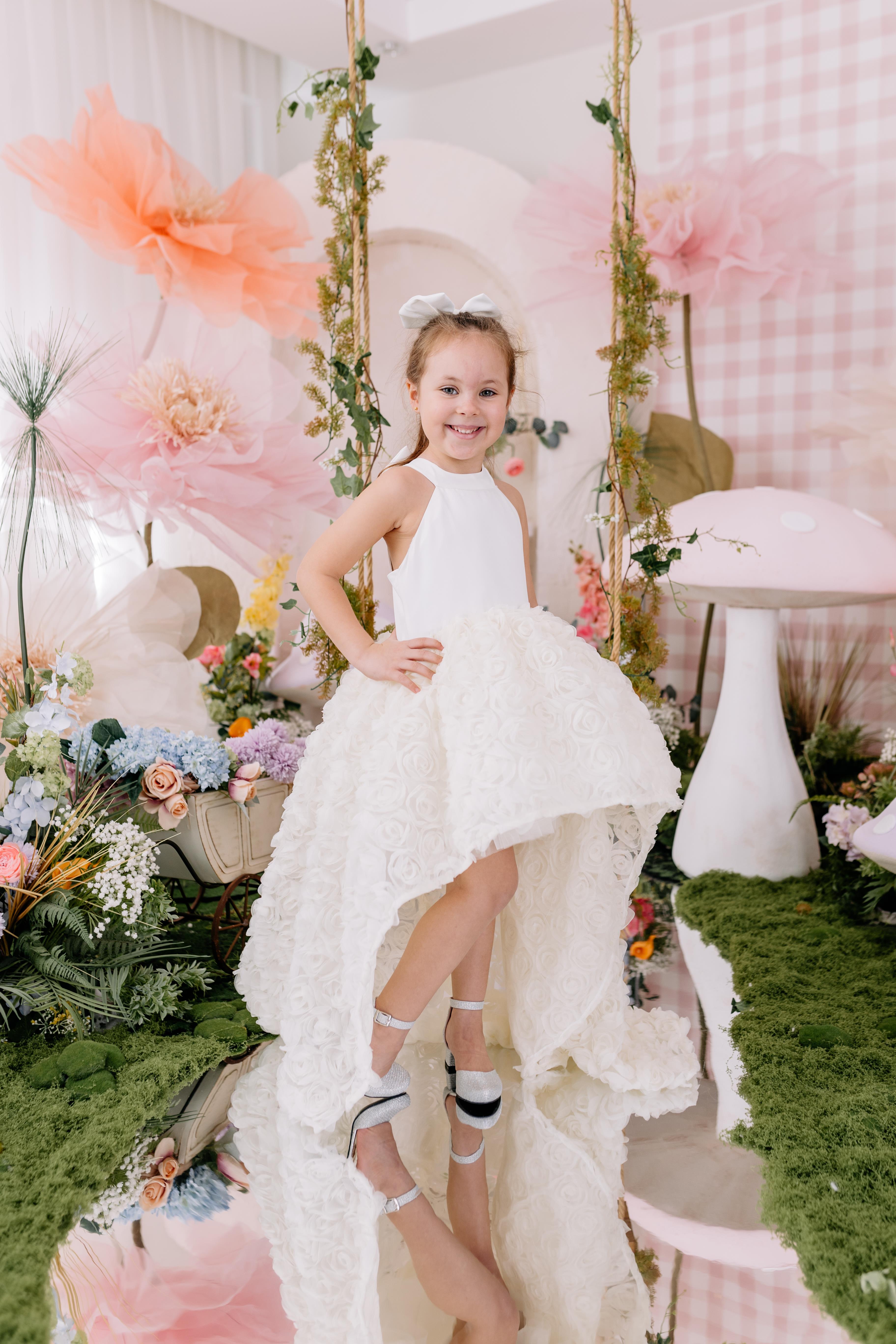 JASMINE DRESS WITH TAIL