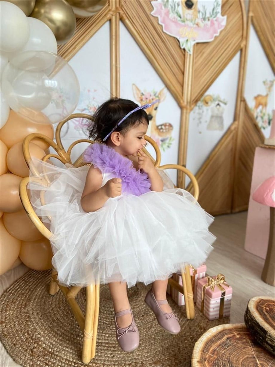 LAVENDAR TULLE DRESS