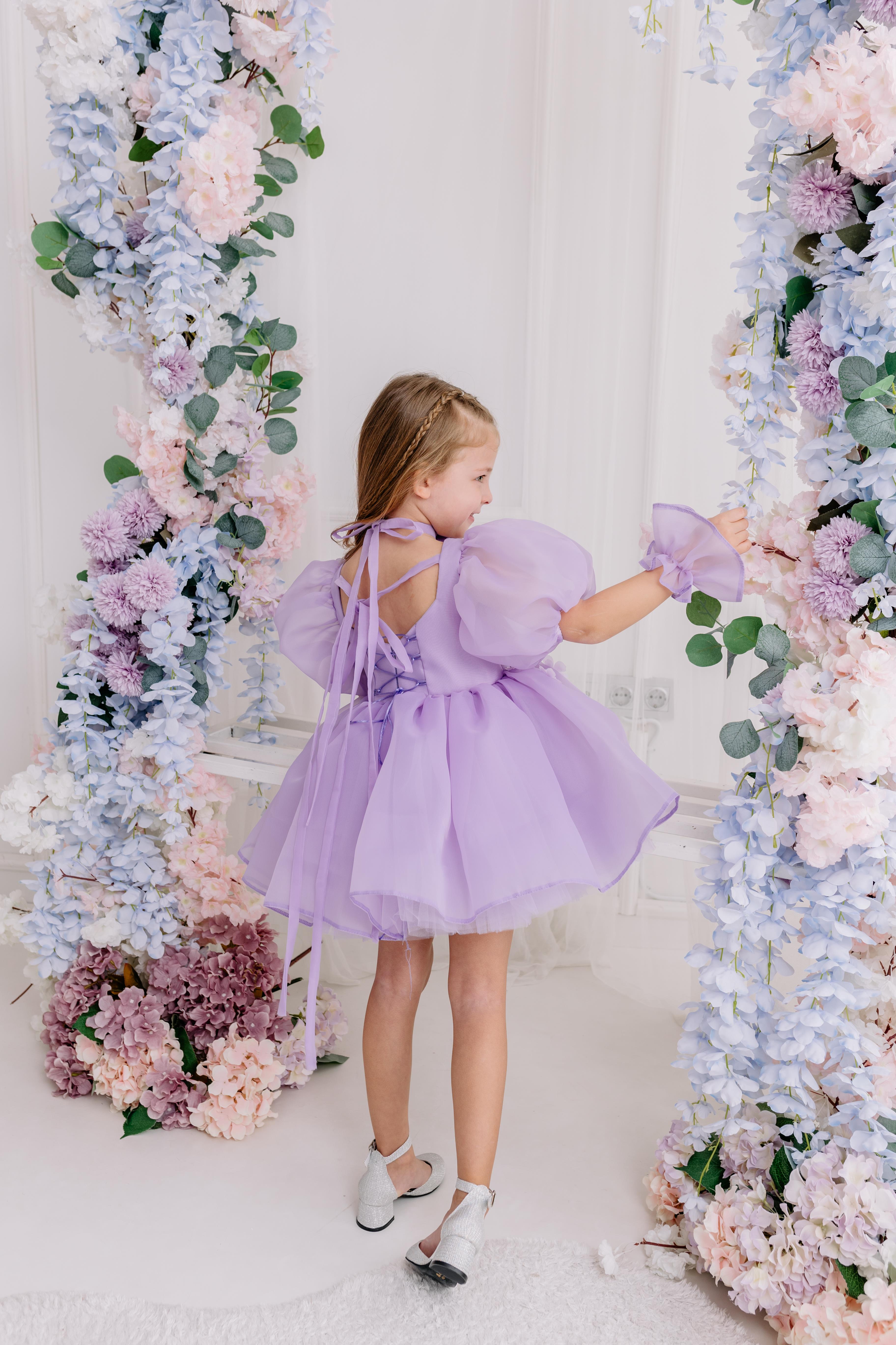 LILAC DAISY DRESS