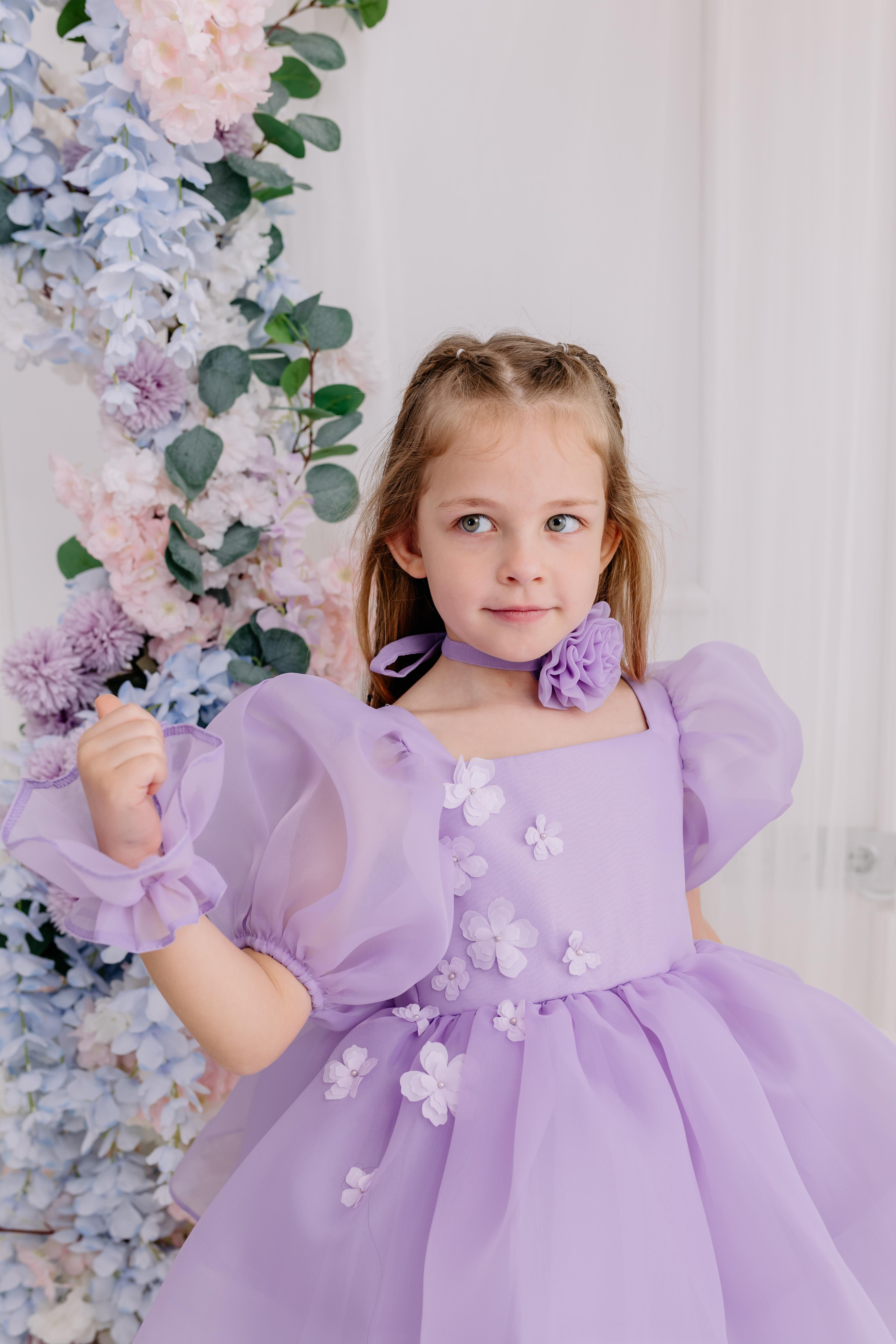 LILAC DAISY DRESS