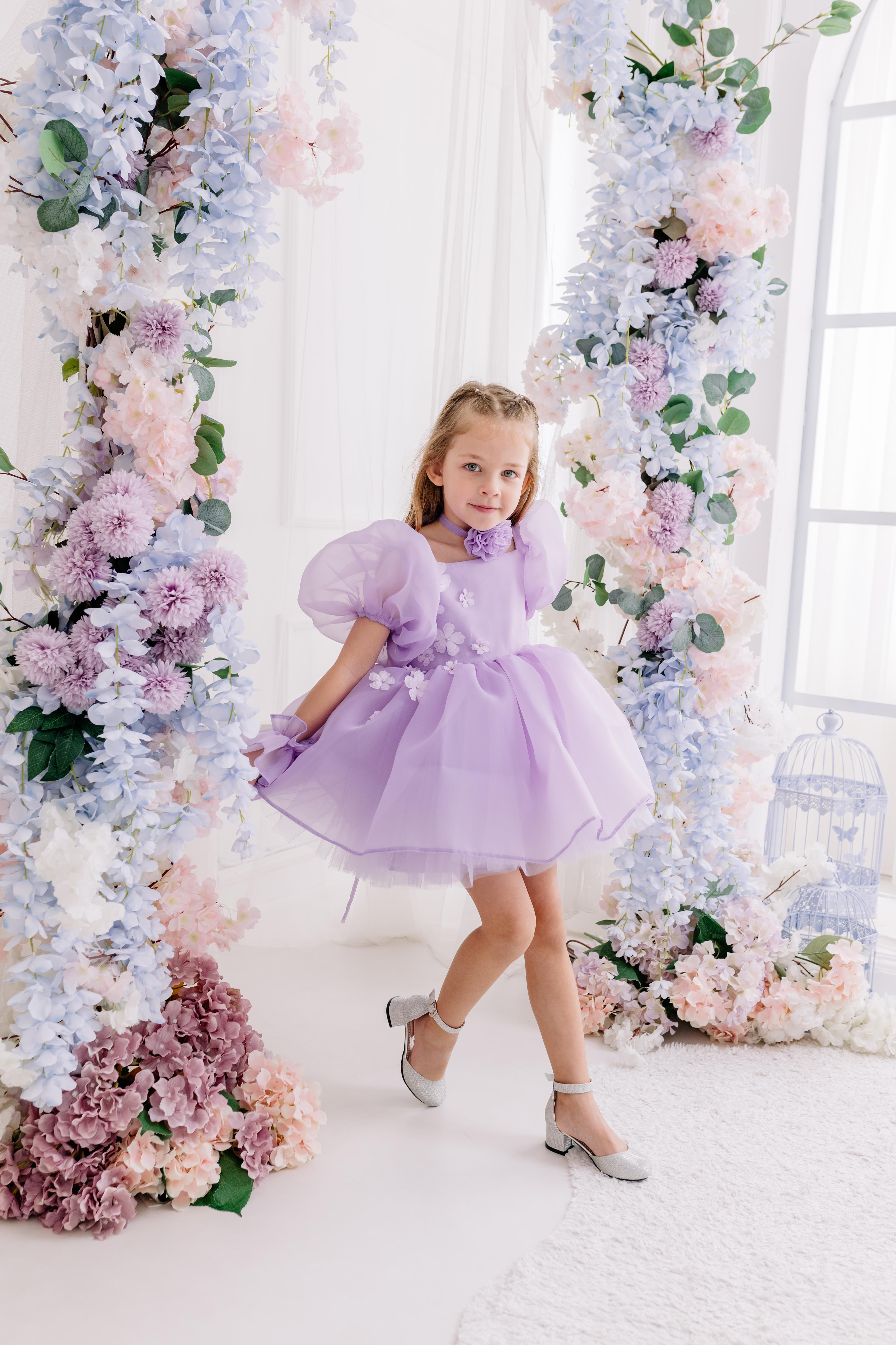LILAC DAISY DRESS