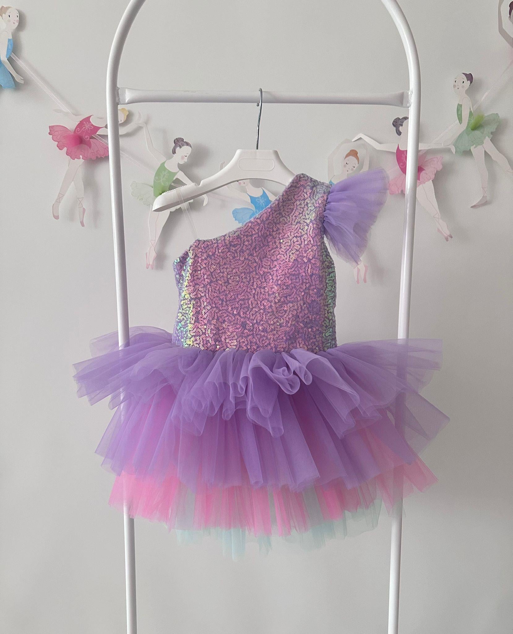 LILAC DIAMOND TUTU DRESS