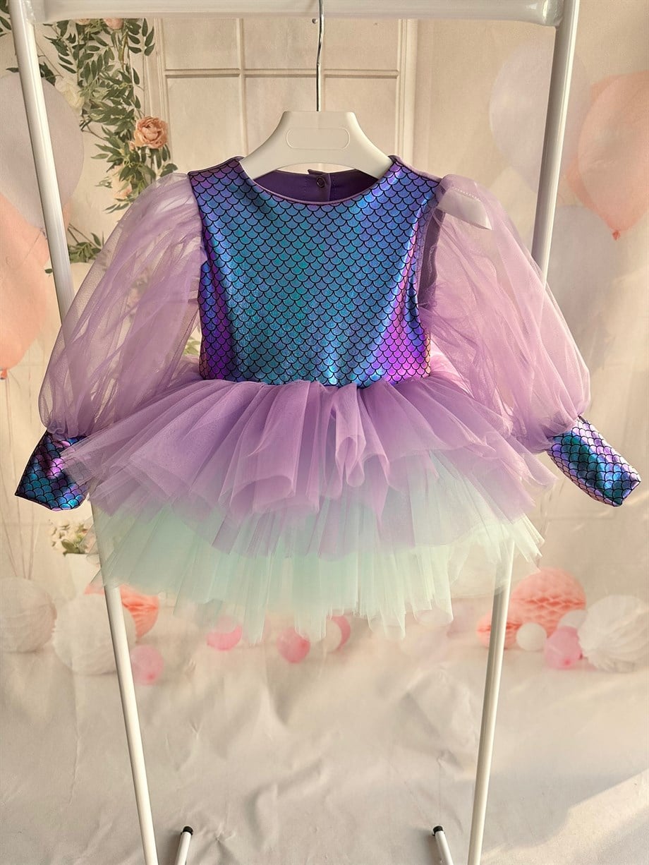 LILAC  MERMAID TUTU DRESS 