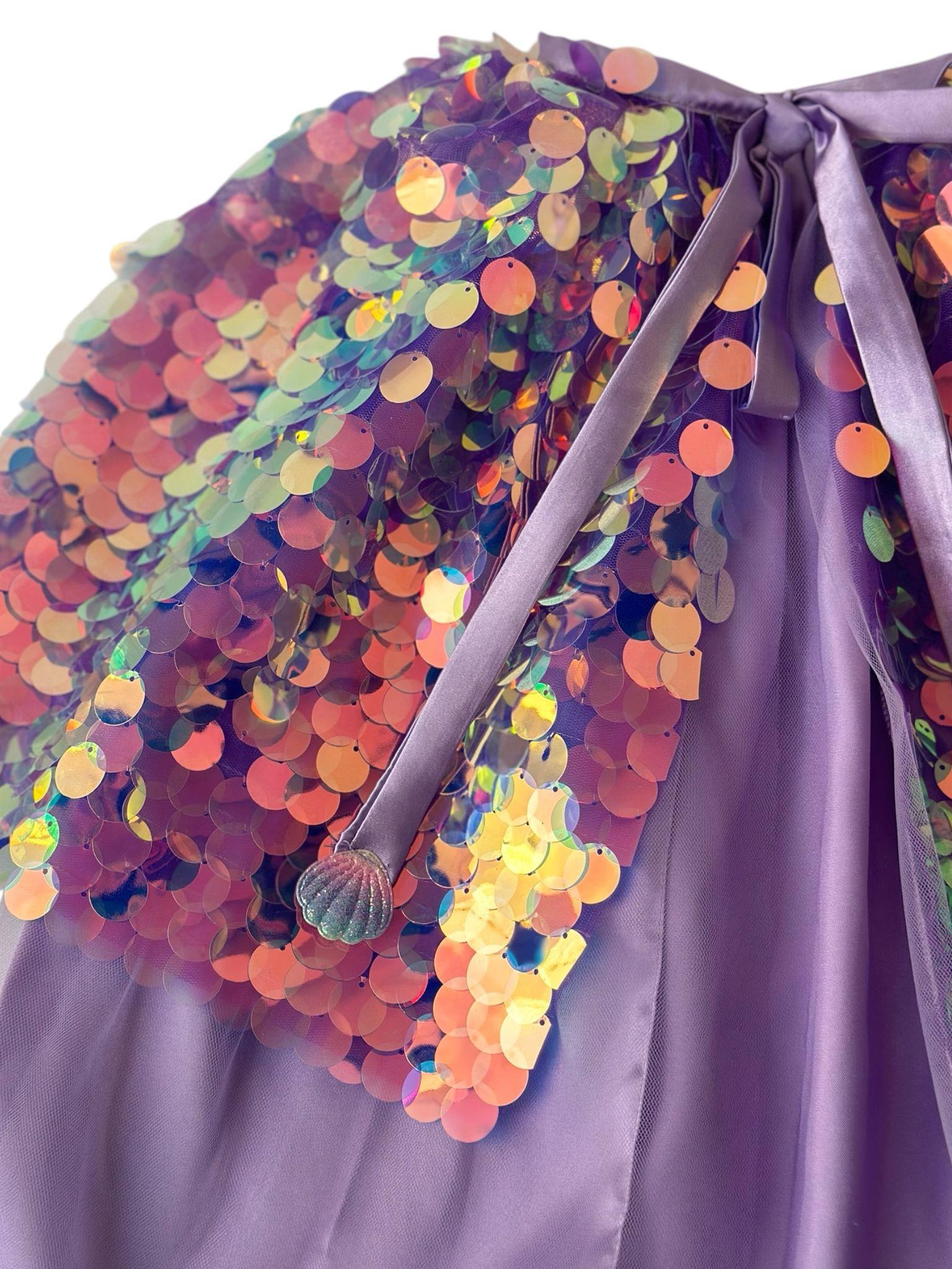 LILAC MERMAID CAPE
