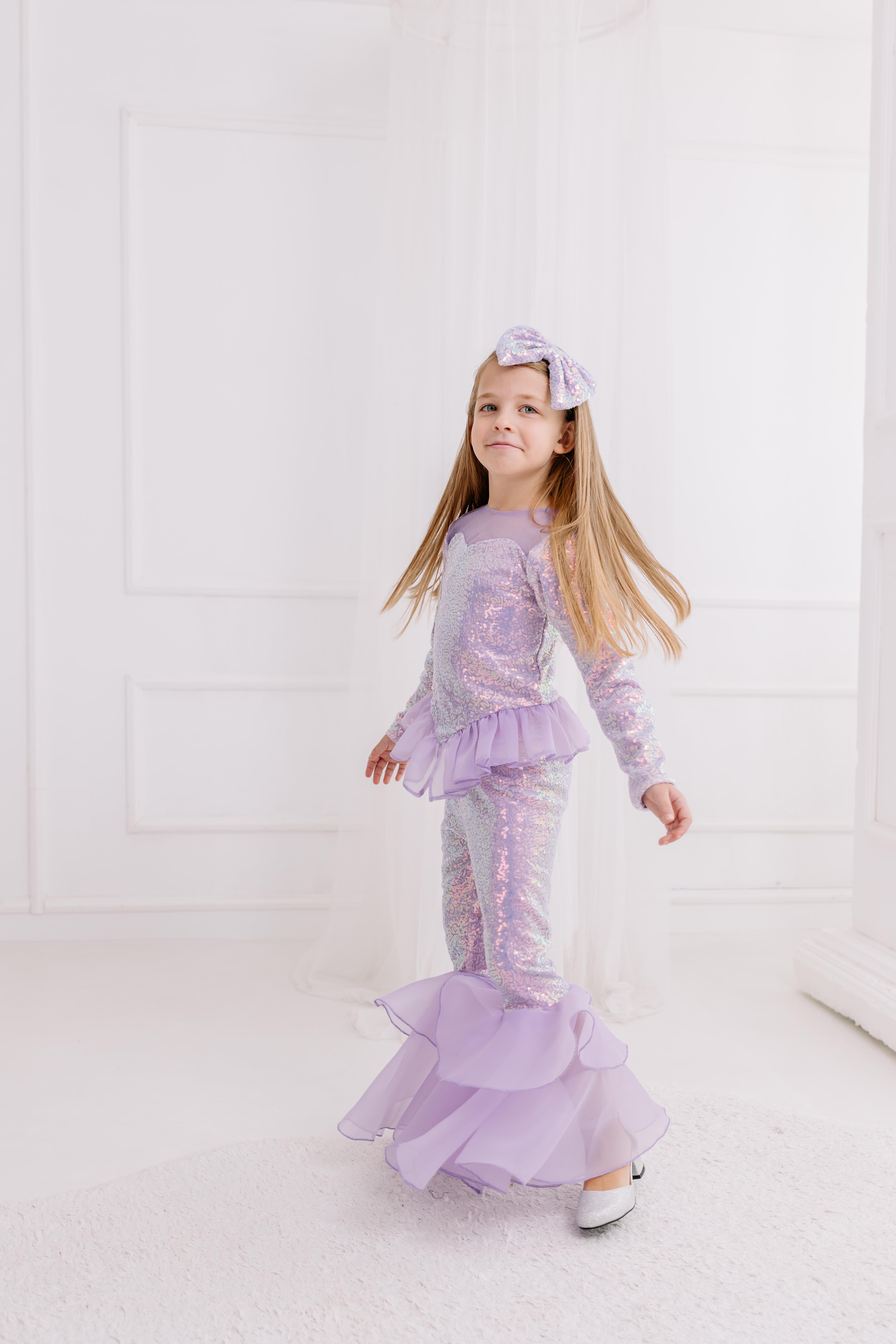 LILAC MERMAID SHIRT AND TROUSERS