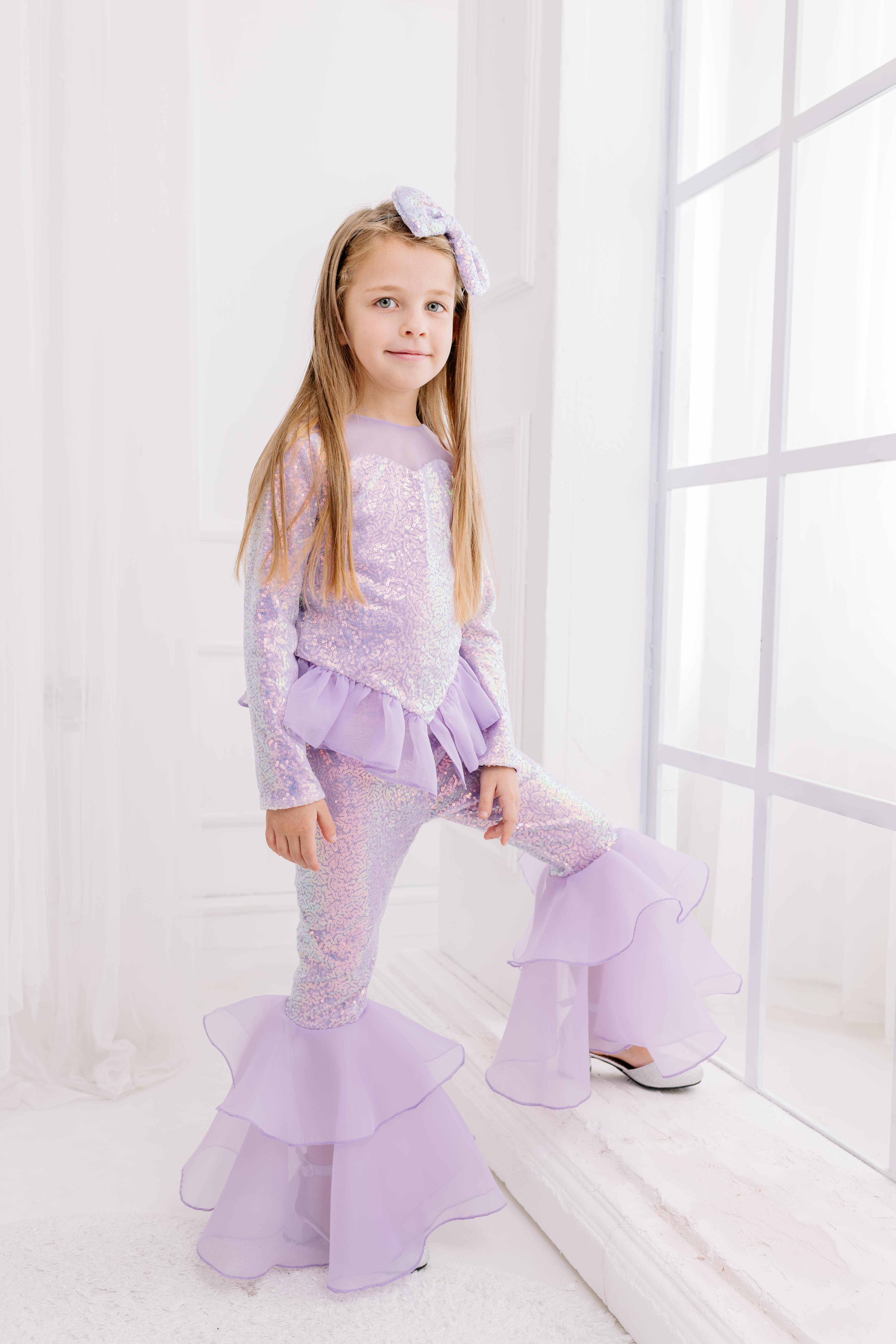 LILAC MERMAID SHIRT AND TROUSERS