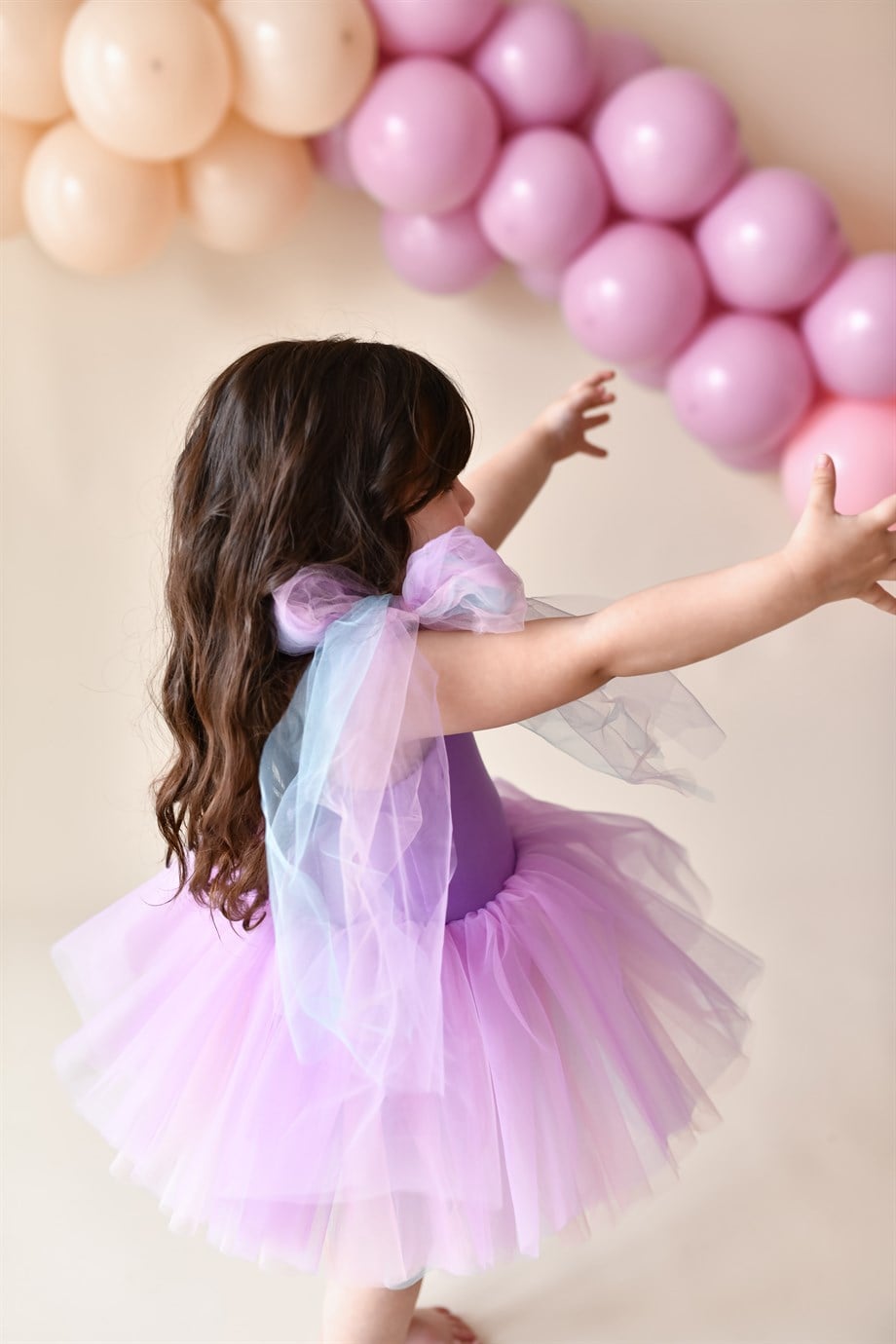 LILAC ONE SHOULDER TUTU DRESS