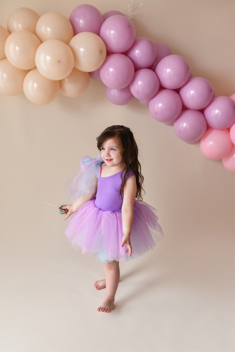 LILAC ONE SHOULDER TUTU DRESS