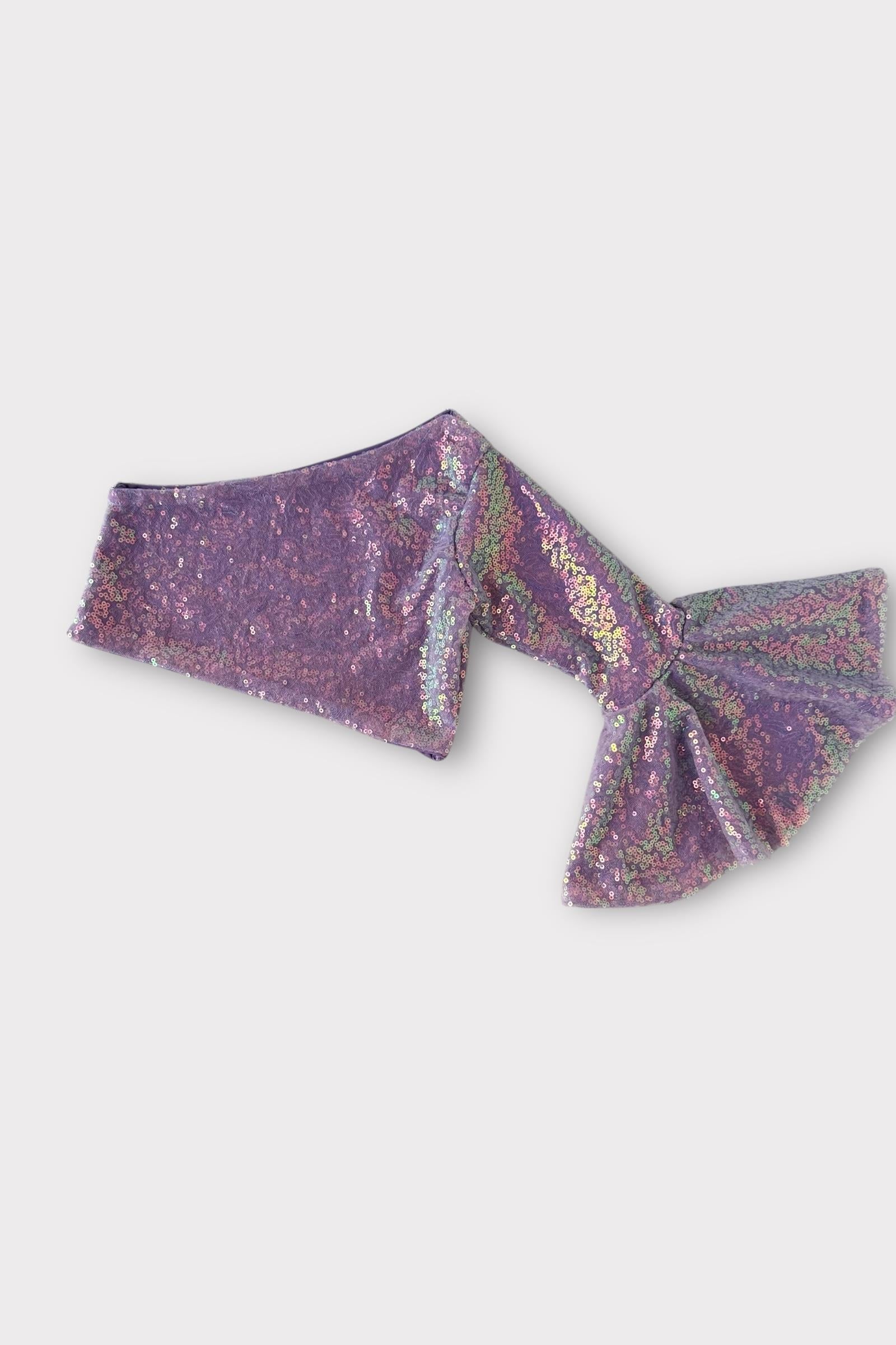 LILAC SHINY TEK OMUZ CROP