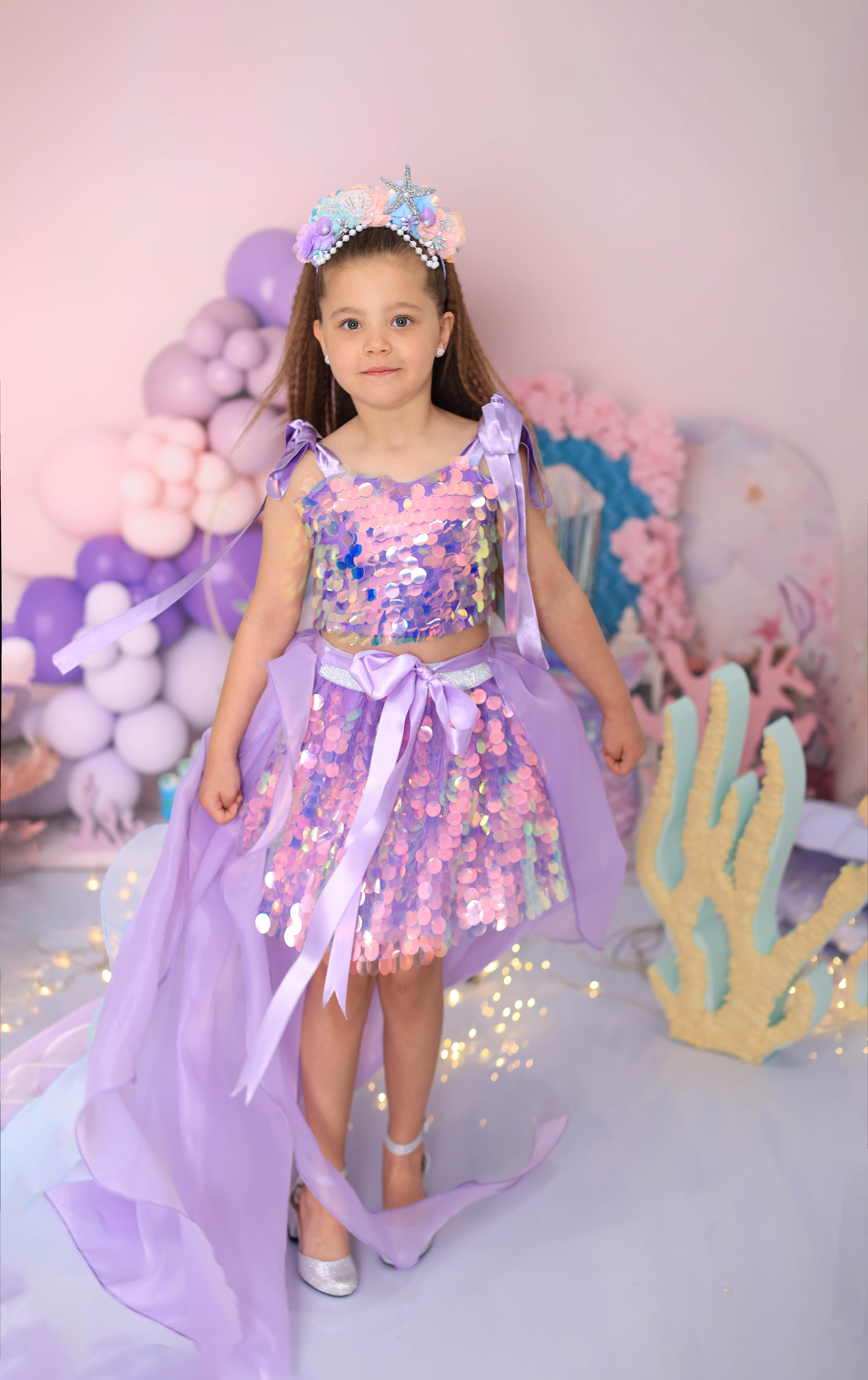 LILAC SIRENE SUMMER OUTFIT (TAÇ HARİÇ TAM SET)