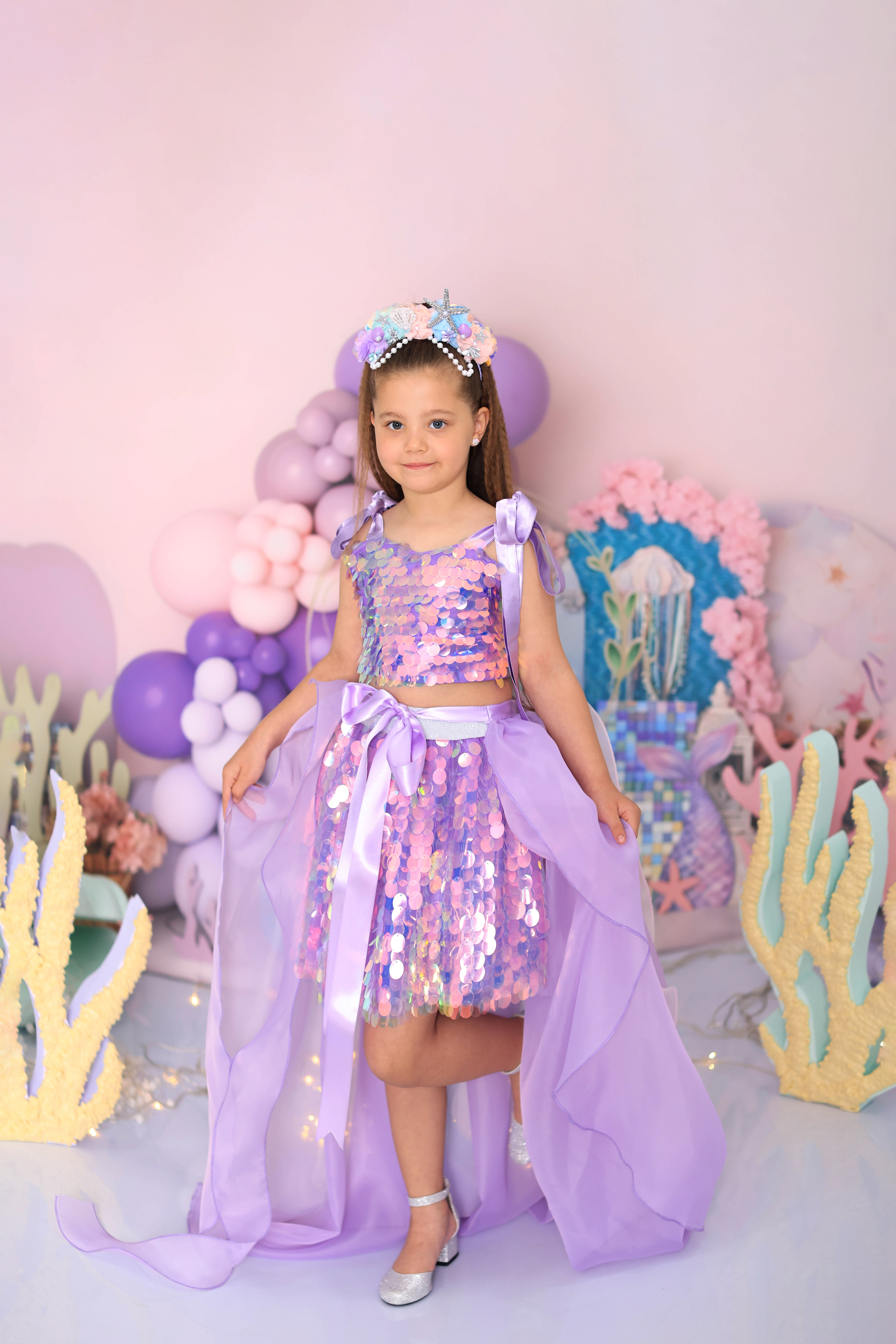 LILAC SIRENE SUMMER OUTFIT (TAÇ HARİÇ TAM SET)
