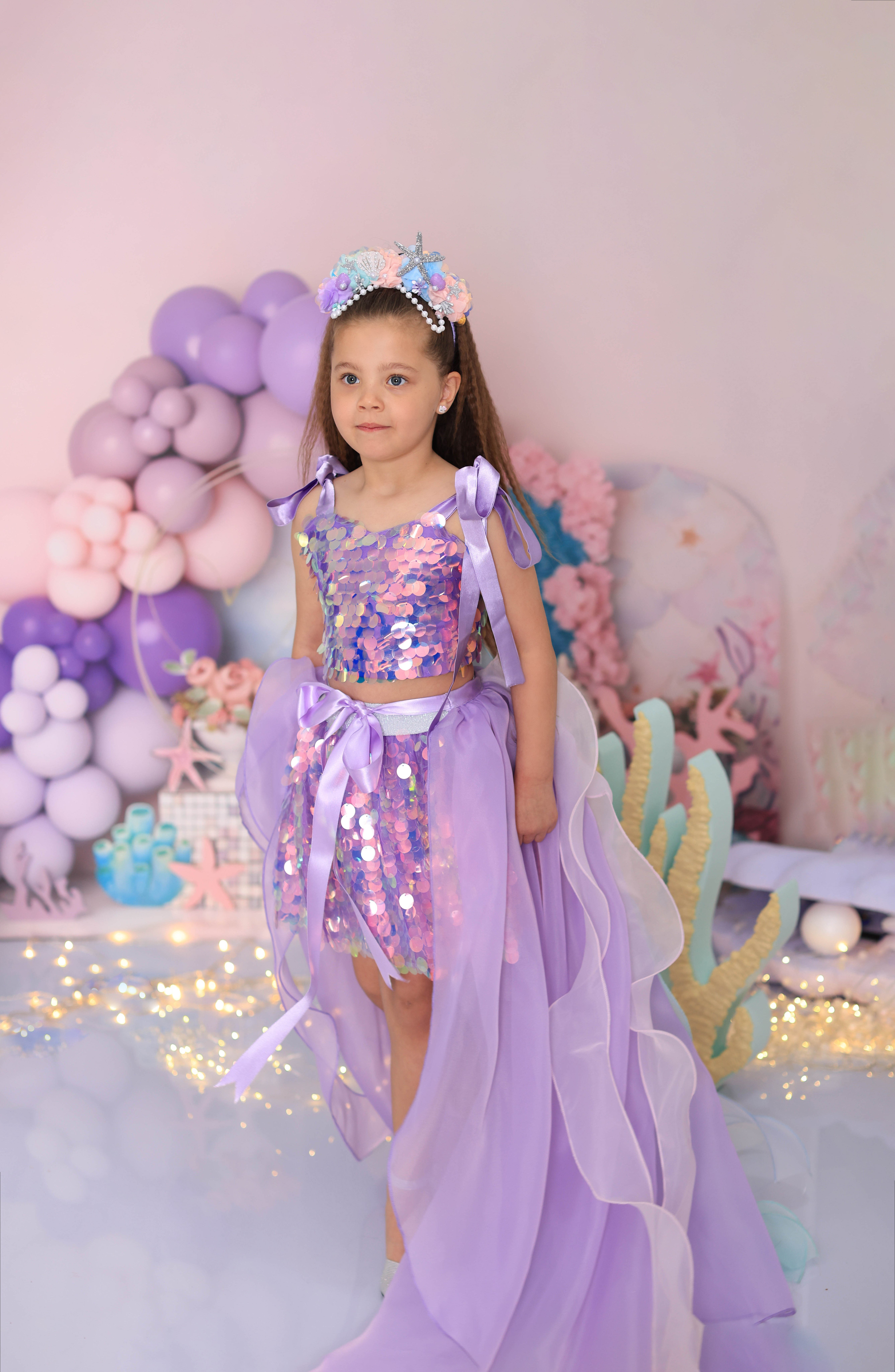 LILAC SIRENE SUMMER OUTFIT (TAÇ HARİÇ TAM SET)