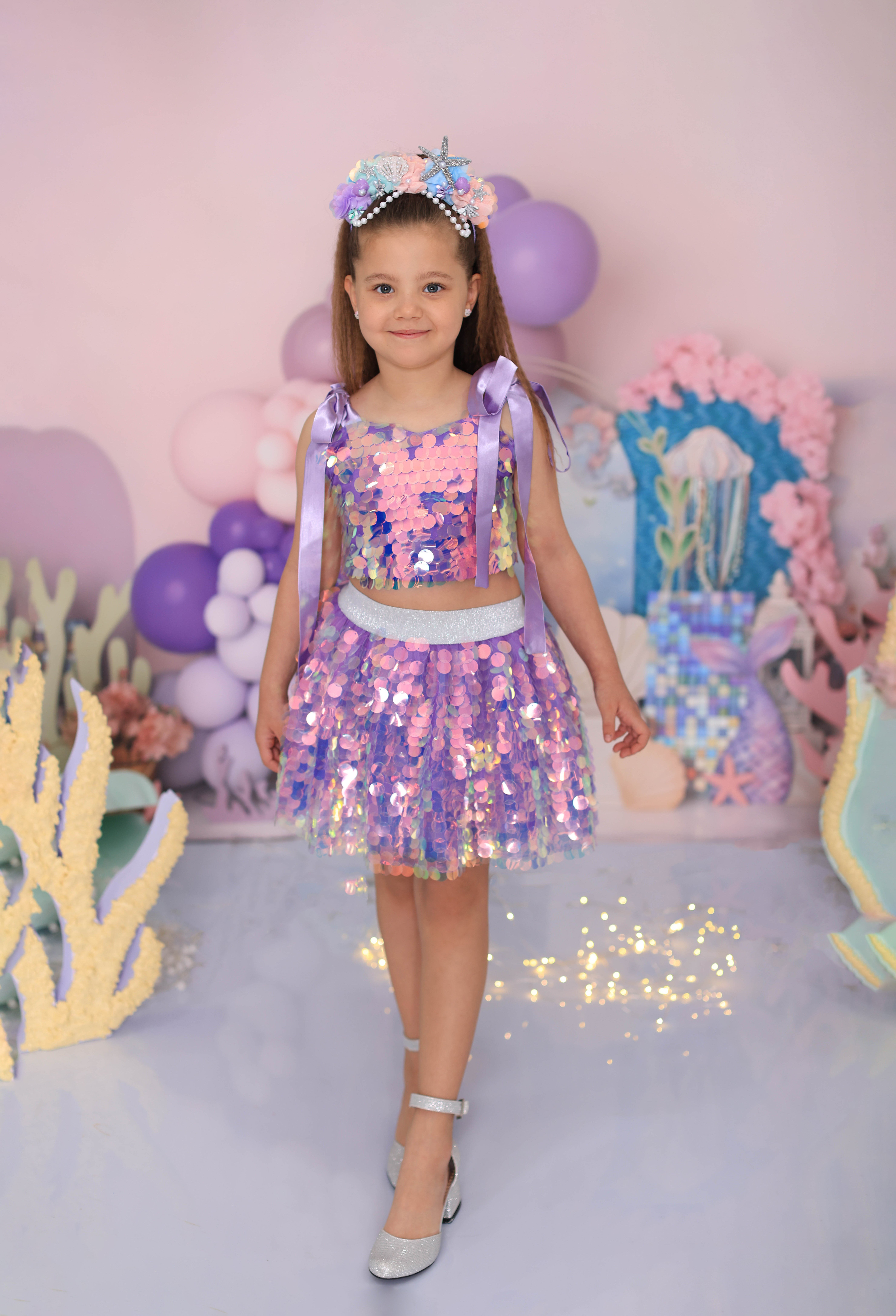 LILAC SIRENE SUMMER OUTFIT (TAÇ HARİÇ TAM SET)