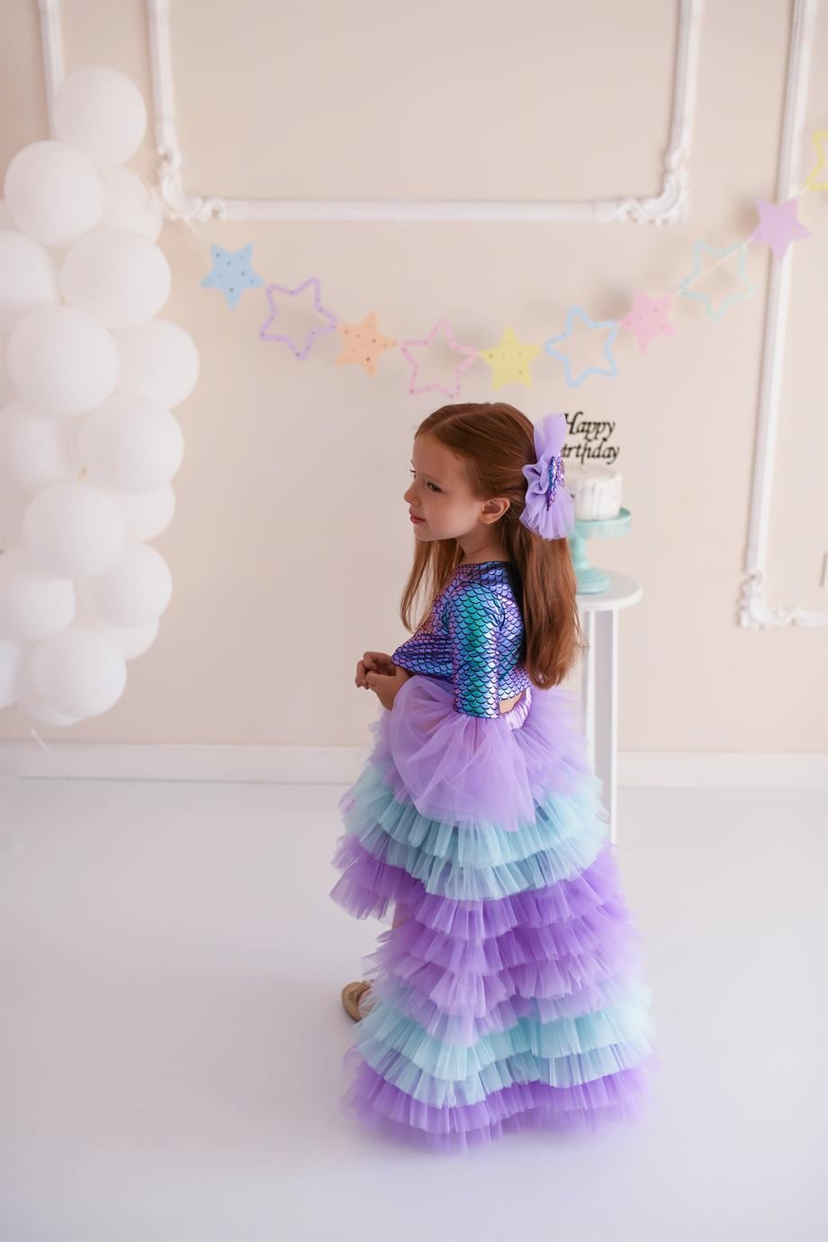 MERMAID WITH TAIL TUTU SKIRT (TEK ETEK)