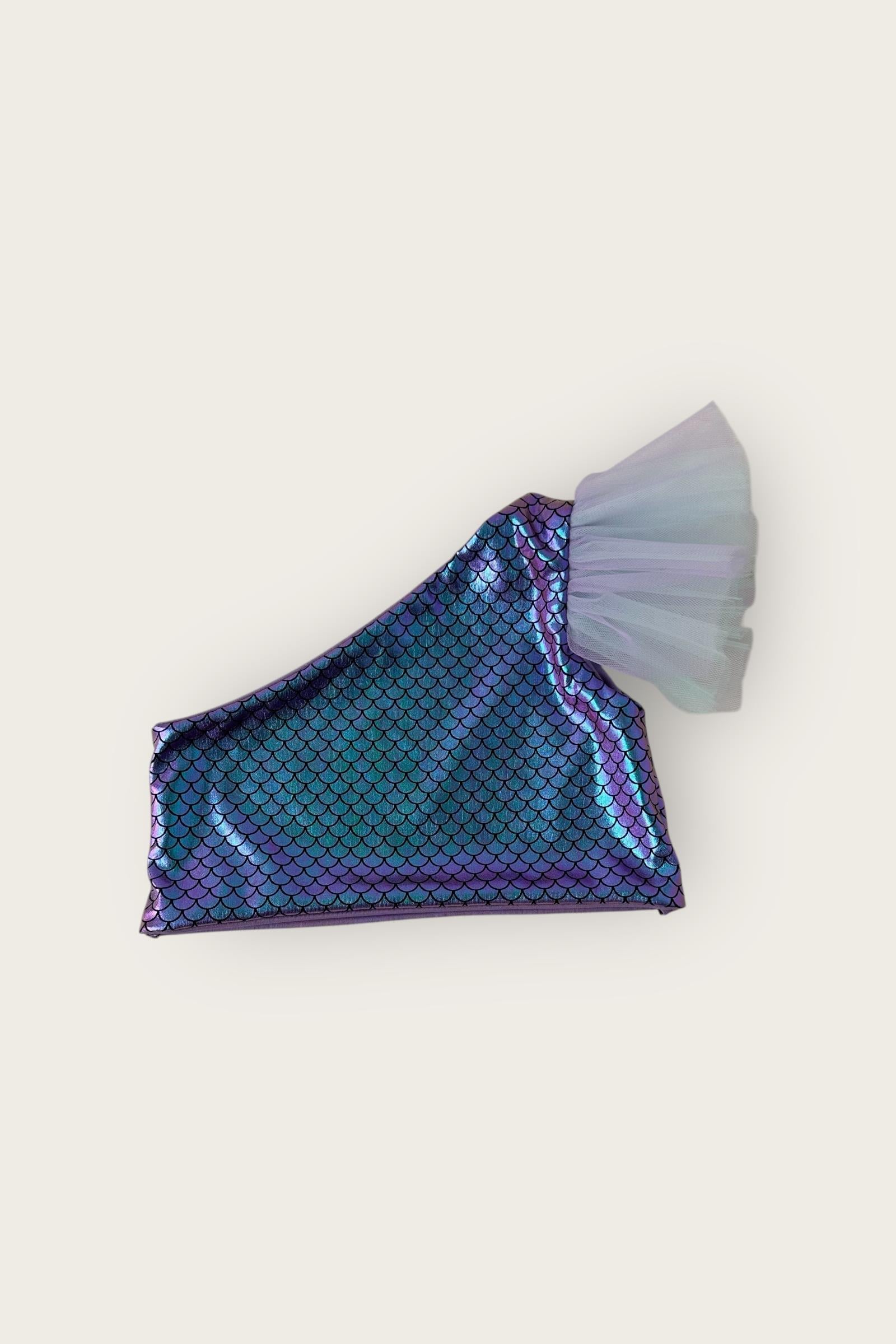 ONE SHOULDER MERMAID CROP