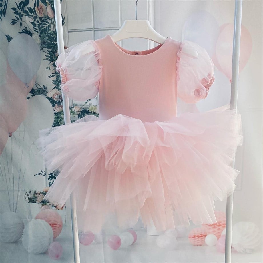 PINK BOHO SUMMER TUTU DRESS