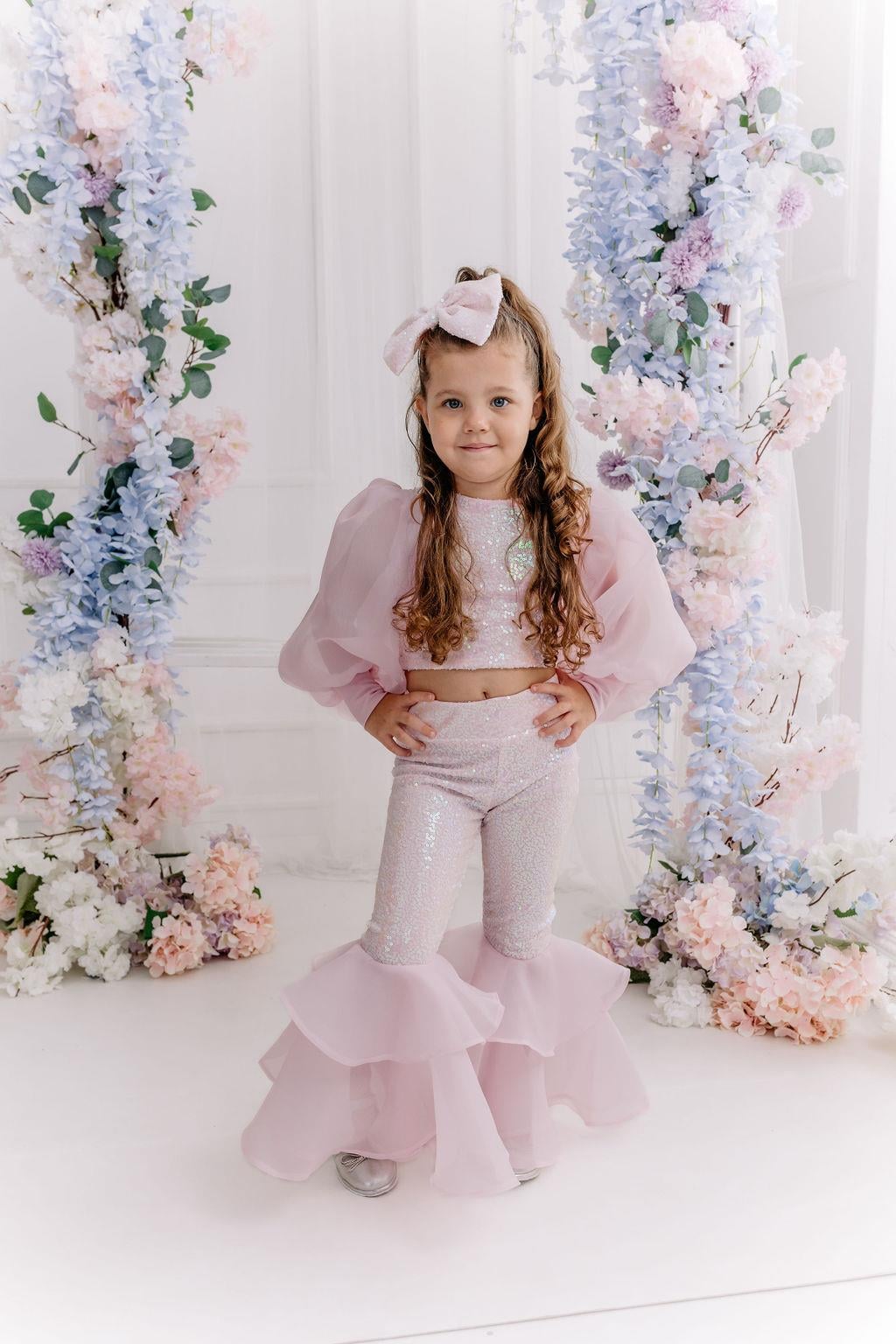 PINK BOHO TROUSER OUTFIT (TAM SET)