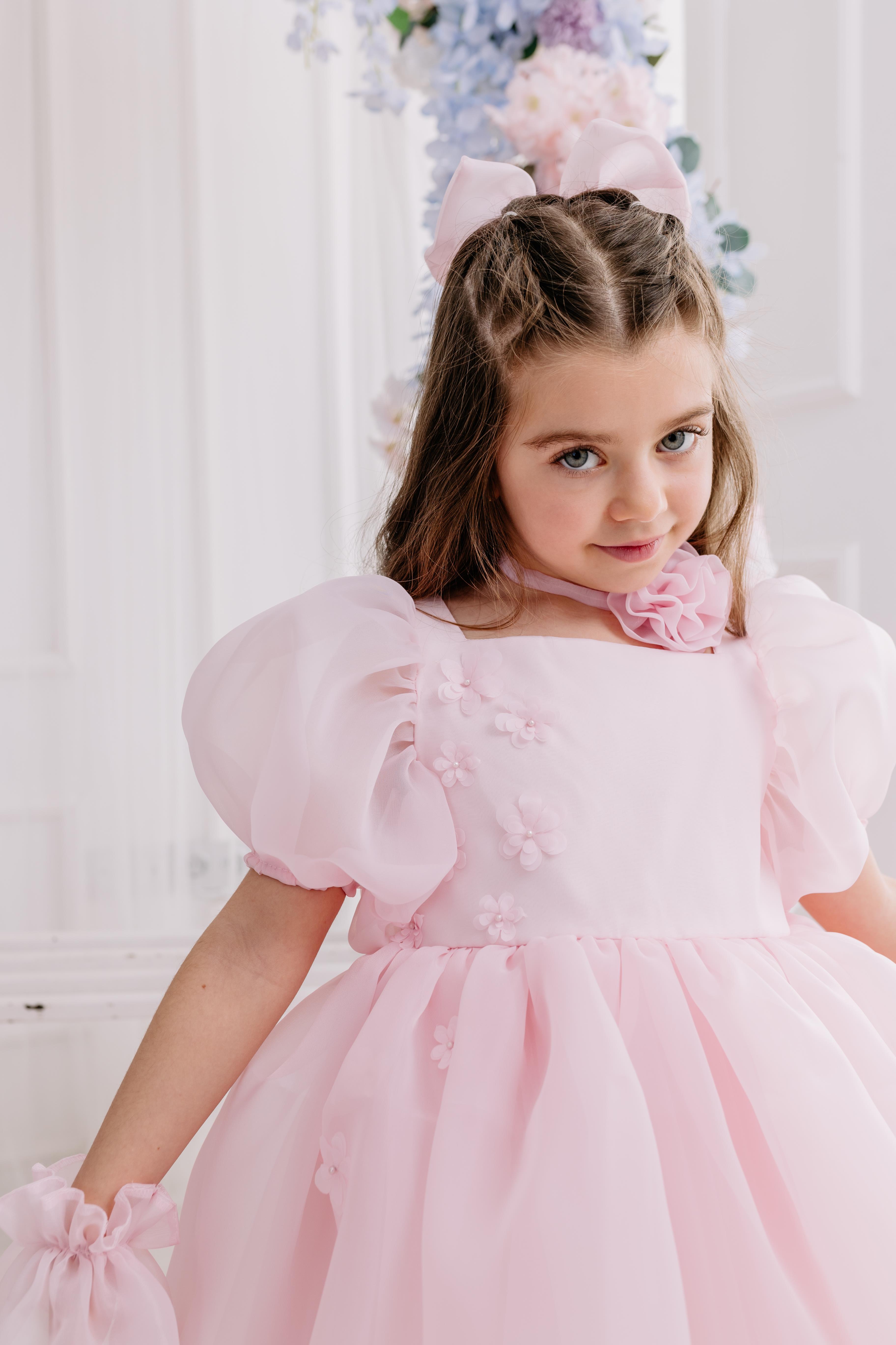 PINK DAISY DRESS