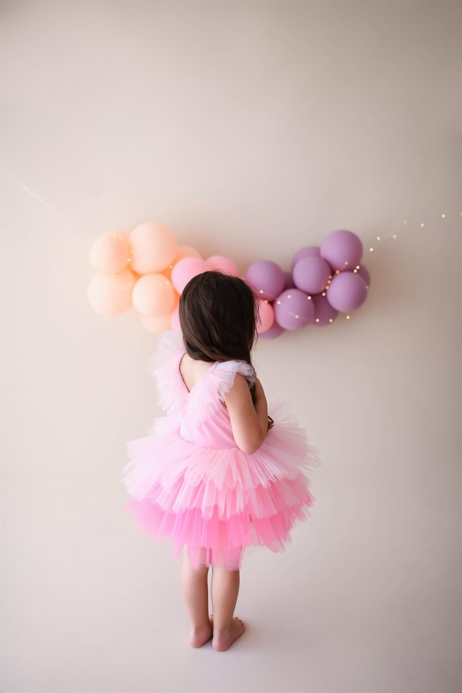 PINK FRILL SUMMER TUTU DRESS