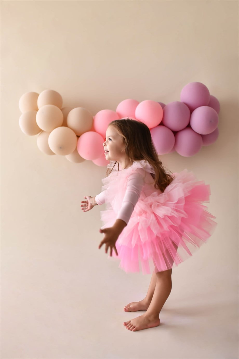 PINK FRILLS TUTU DRESS