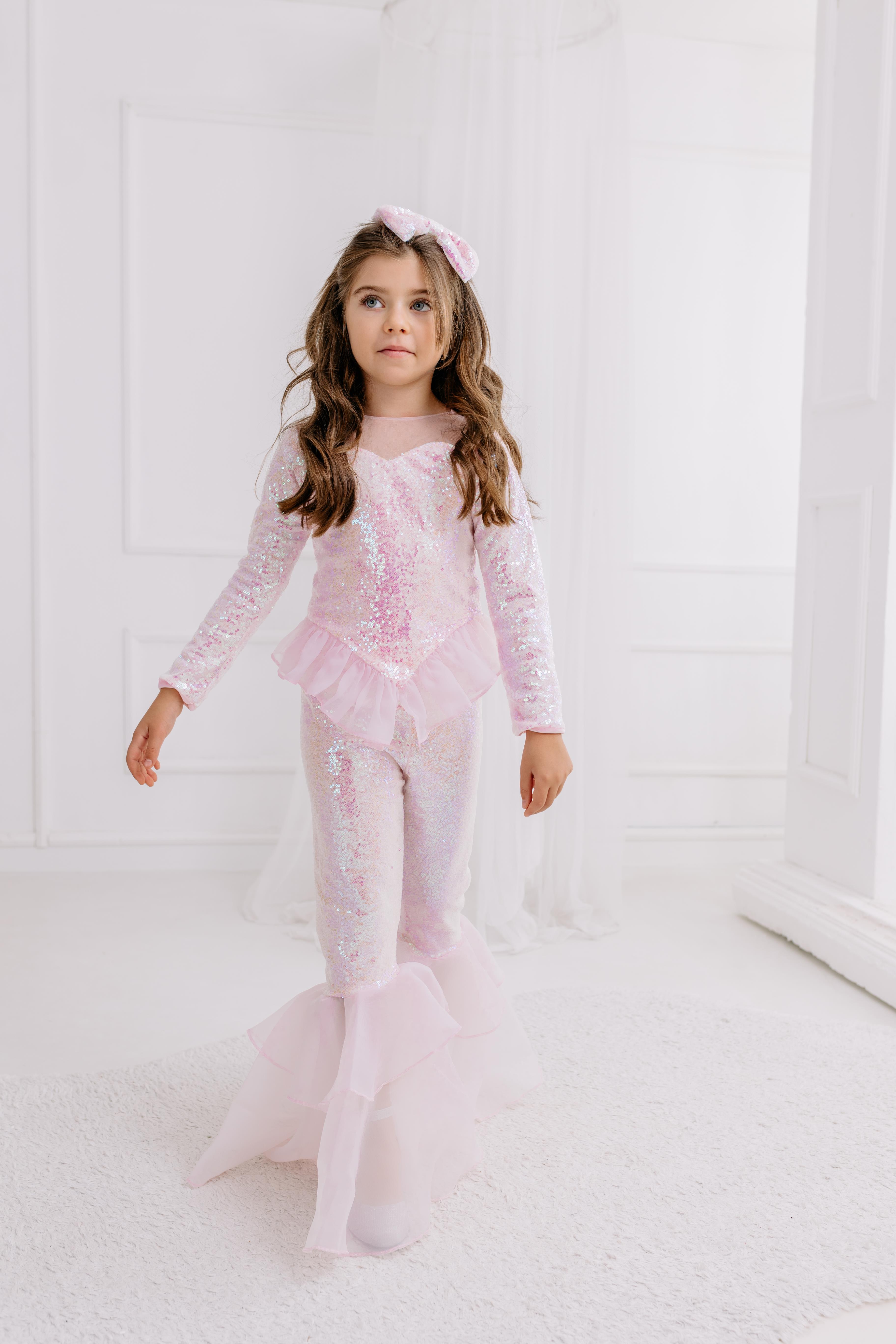PINK MERMAID SHIRT AND TROUSERS