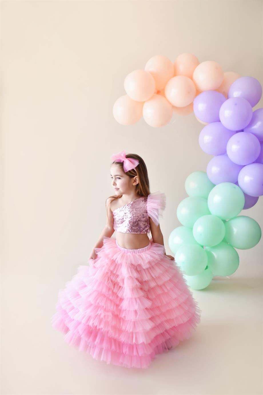 PINK OMBRE TUTU SKIRT (TEK ETEK)