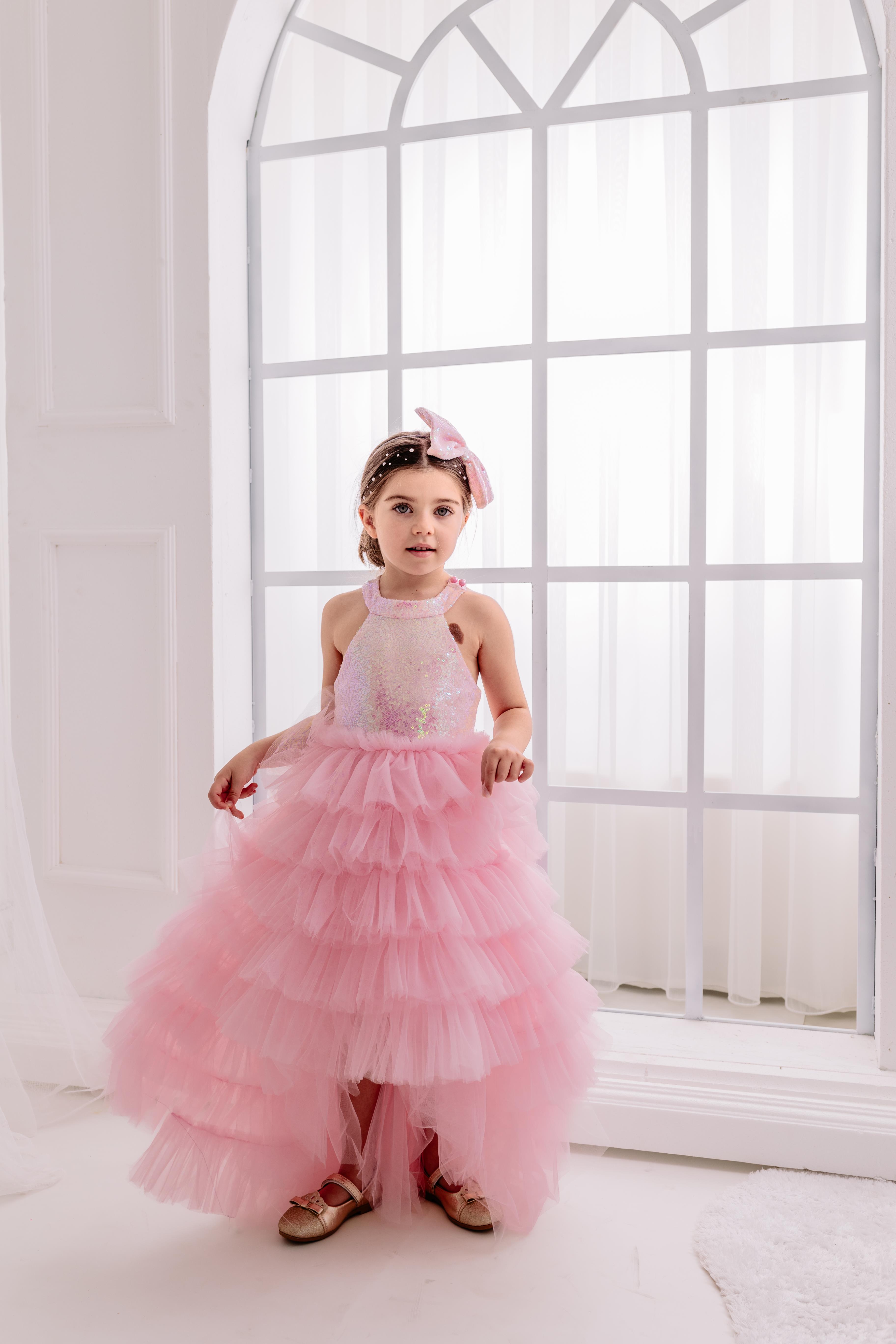 PINK SCARLETT WITH TAIL TUTU DRESS