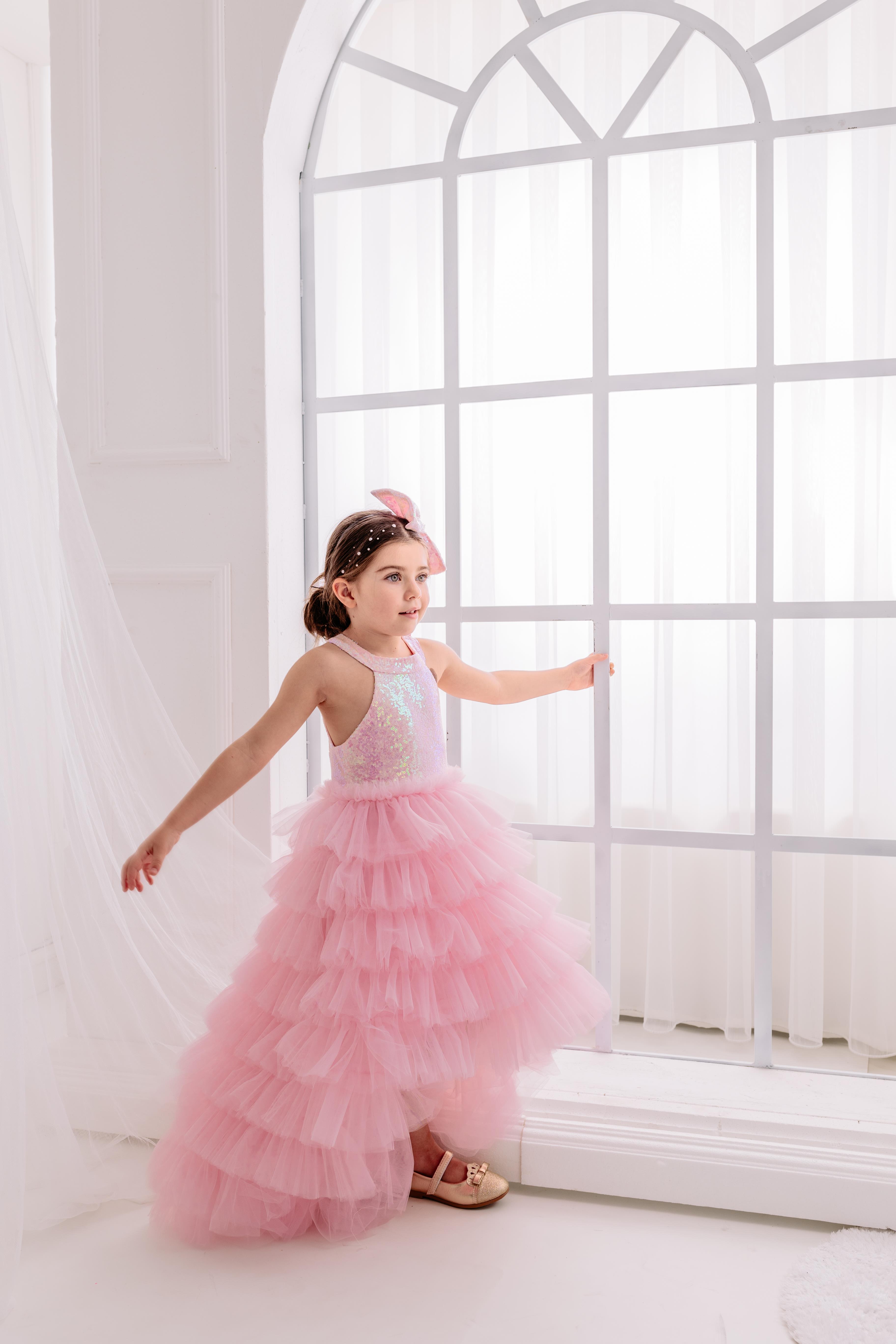 PINK SCARLETT WITH TAIL TUTU DRESS