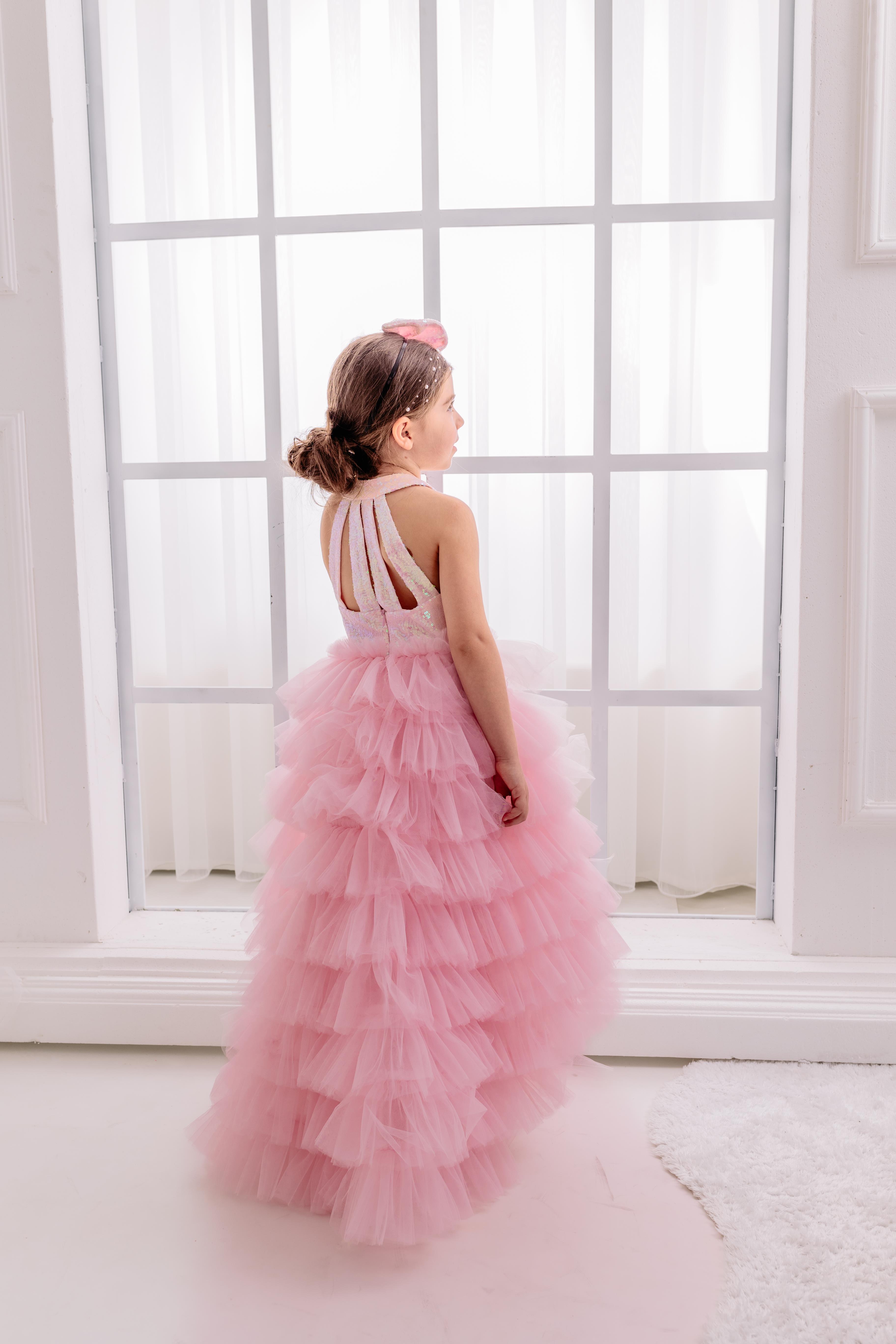 PINK SCARLETT WITH TAIL TUTU DRESS