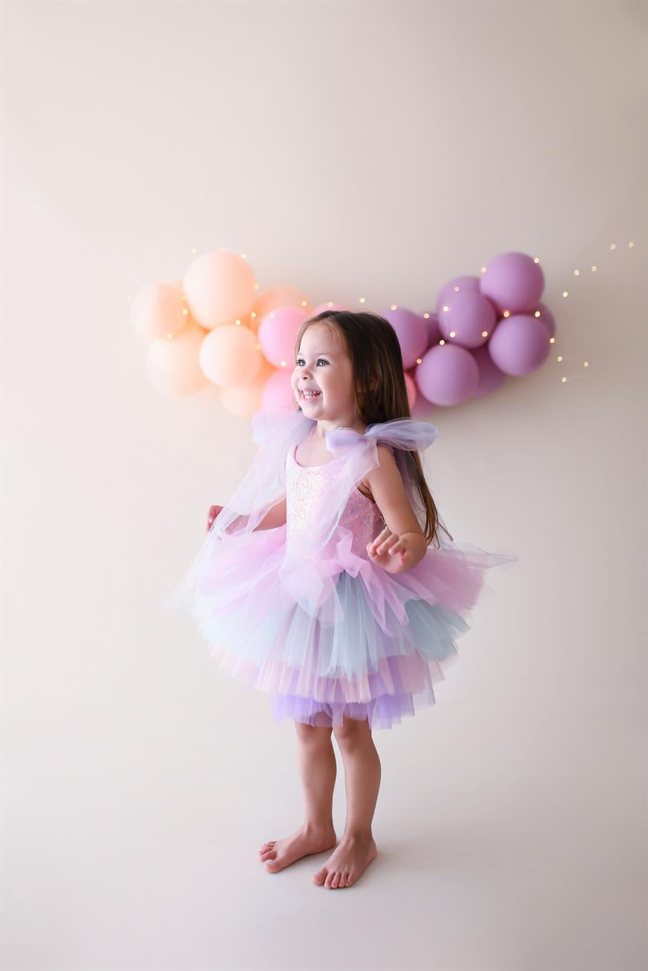 PINK SHINY TUTU DRESS