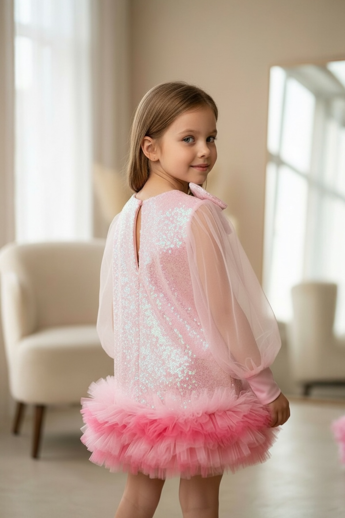 PINK SORBET WINTER DRESS