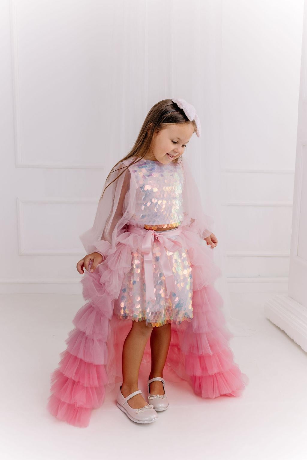 PINK SQUAMA BOHO OUTFIT (TAM SET)