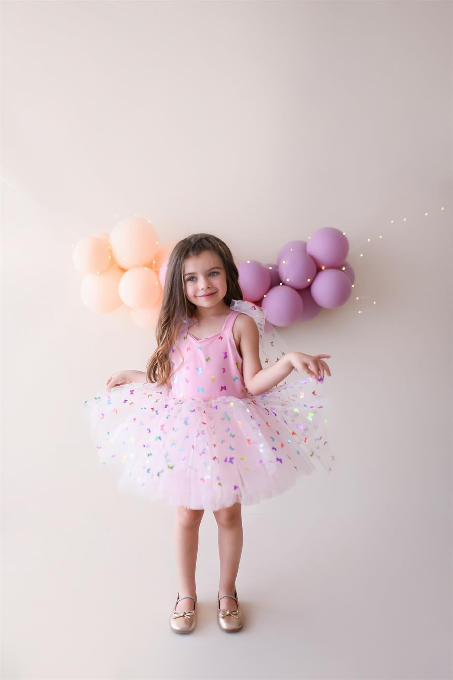 PINK BUTTERFLY TUTU DRESS
