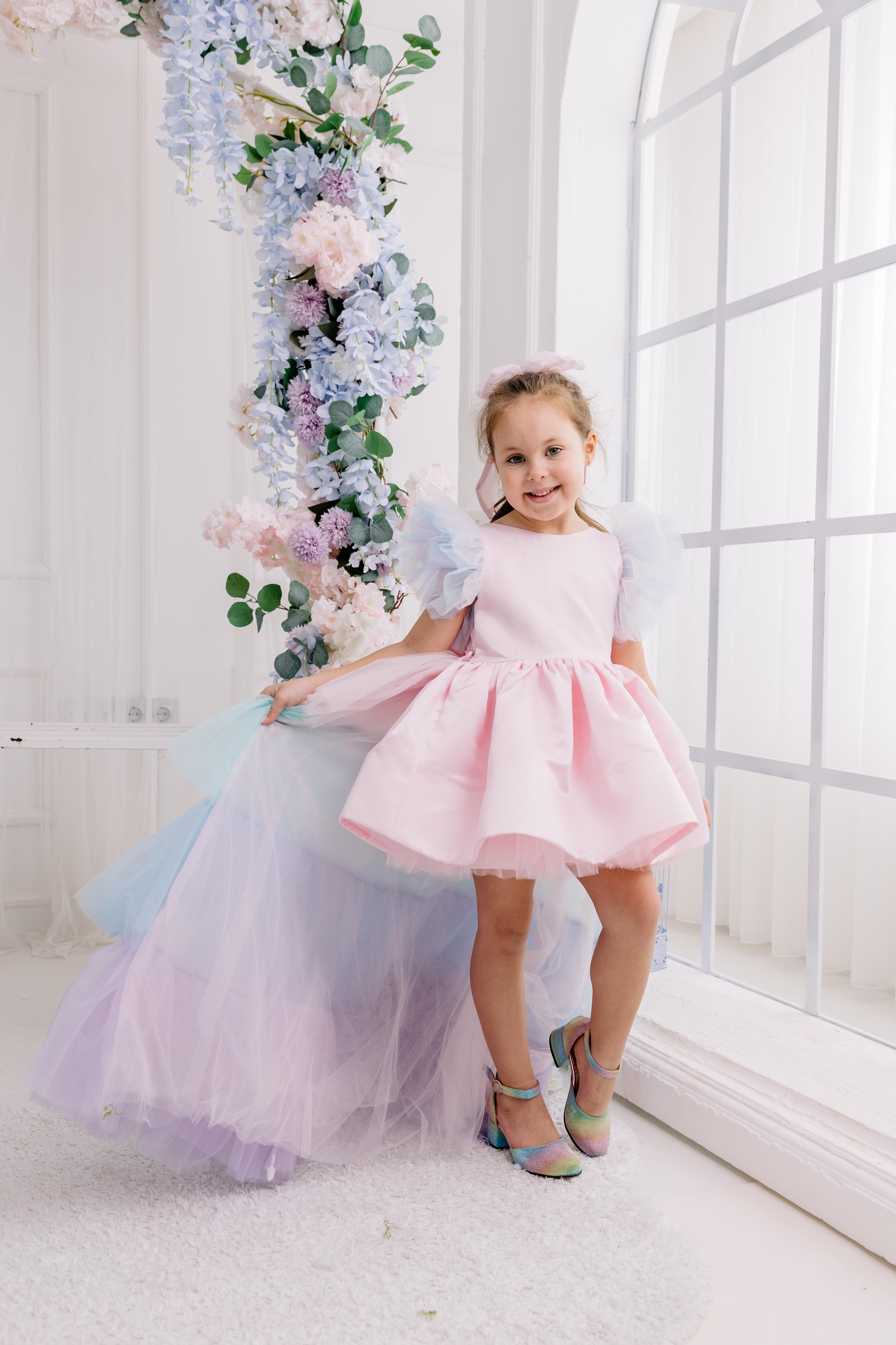 POLLY DRESS WITH TAIL
