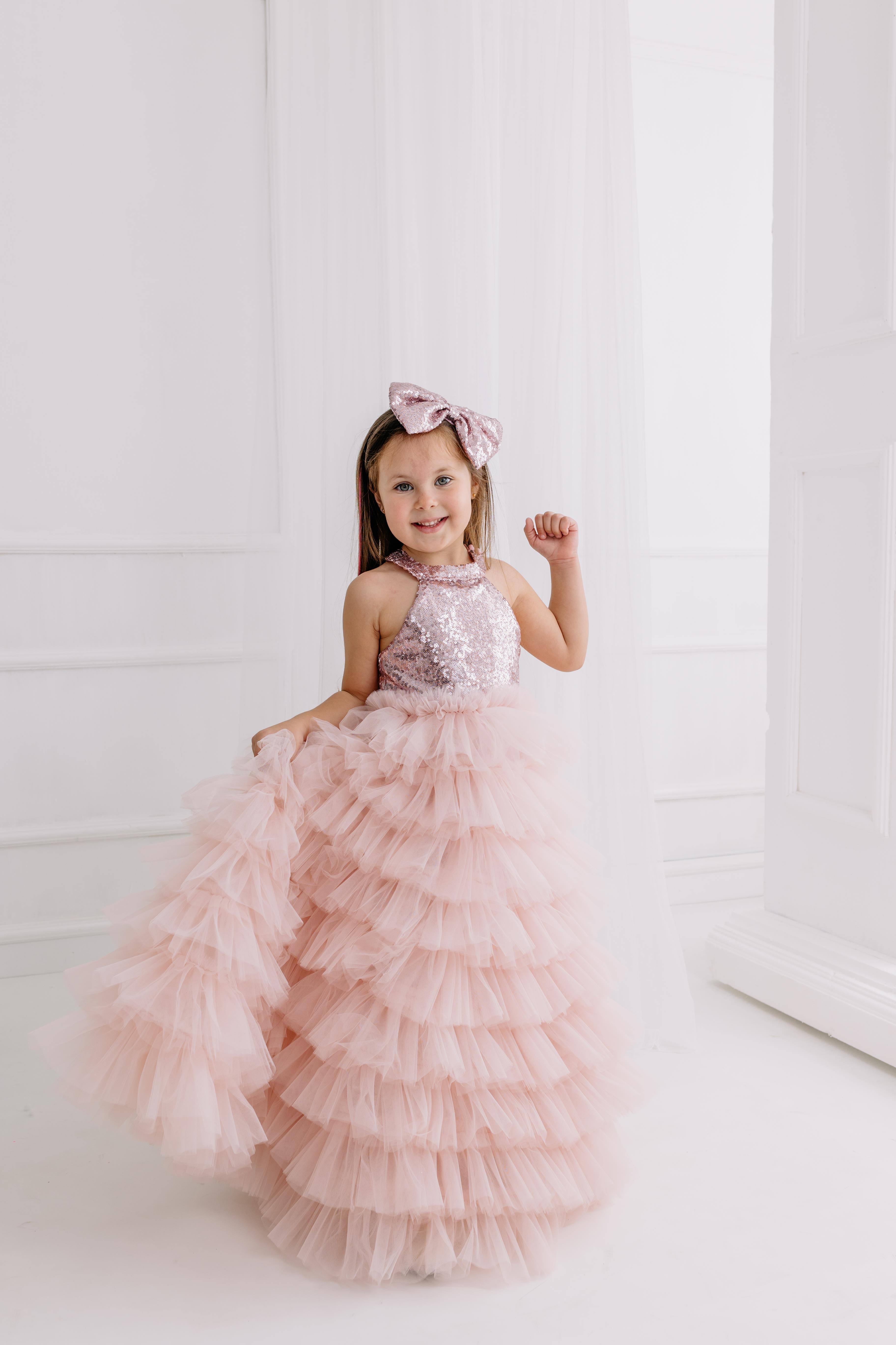 POWDER SCARLETT TUTU DRESS