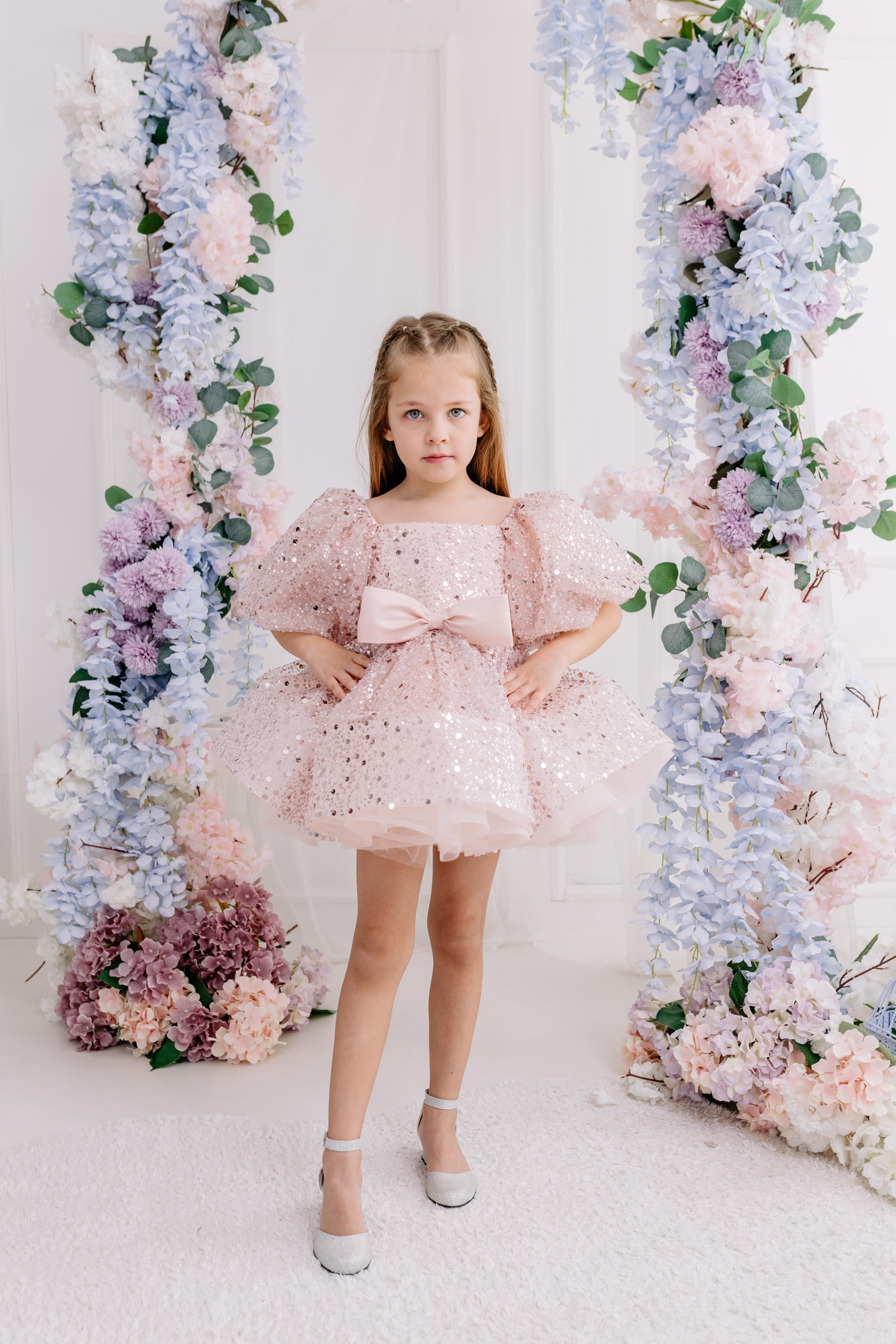 POWDER TIFFANY DRESS