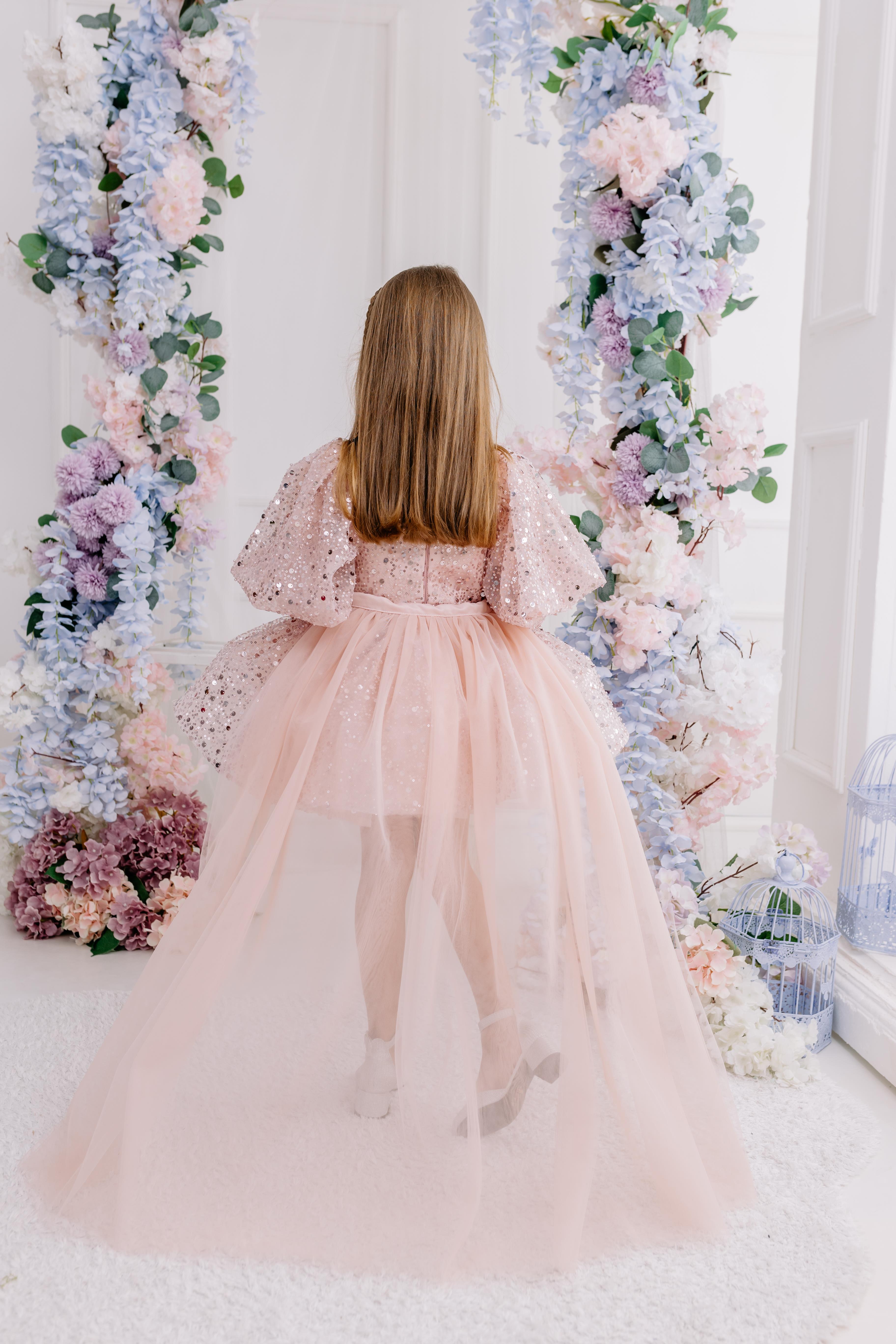 POWDER TIFFANY DRESS