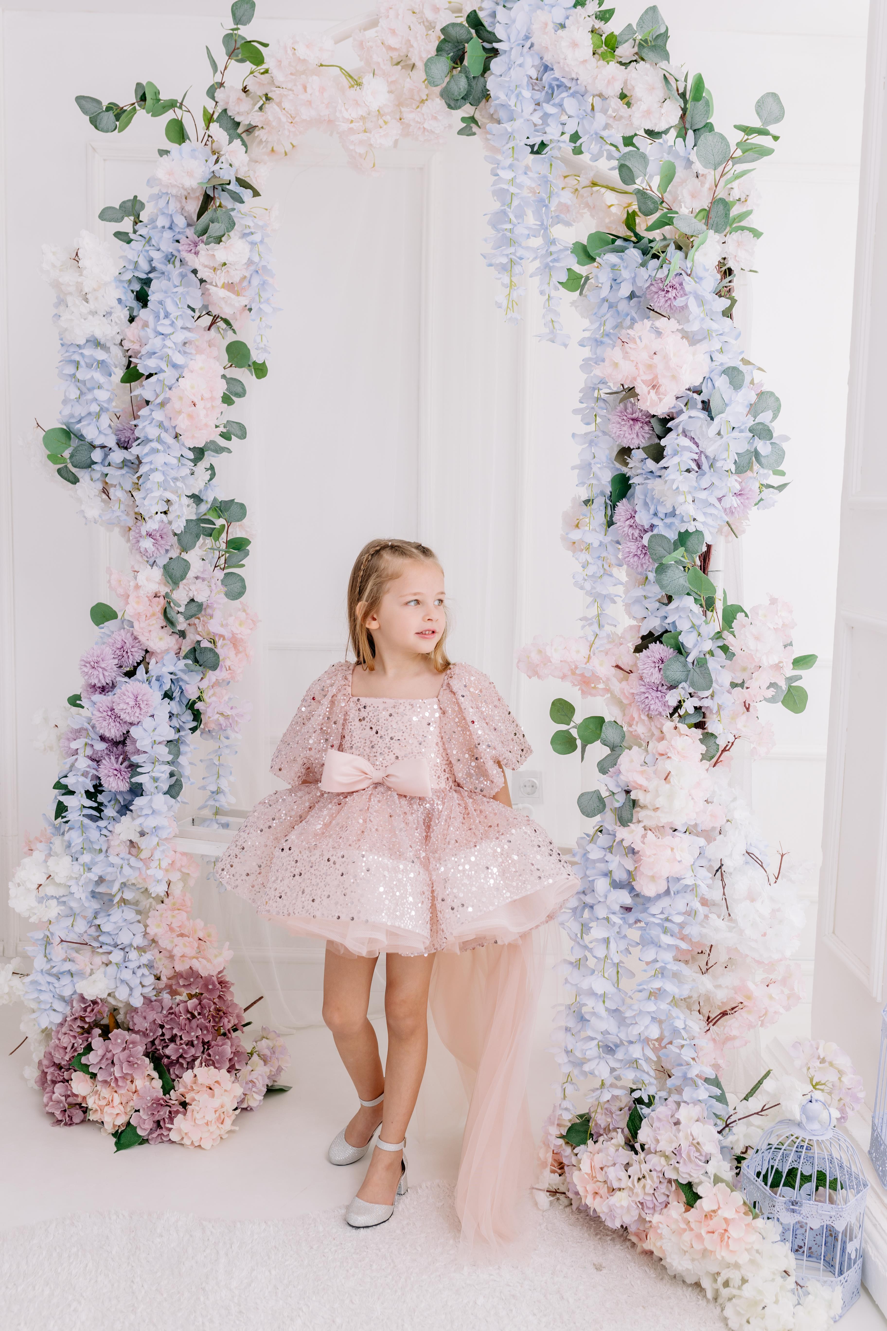 POWDER TIFFANY DRESS
