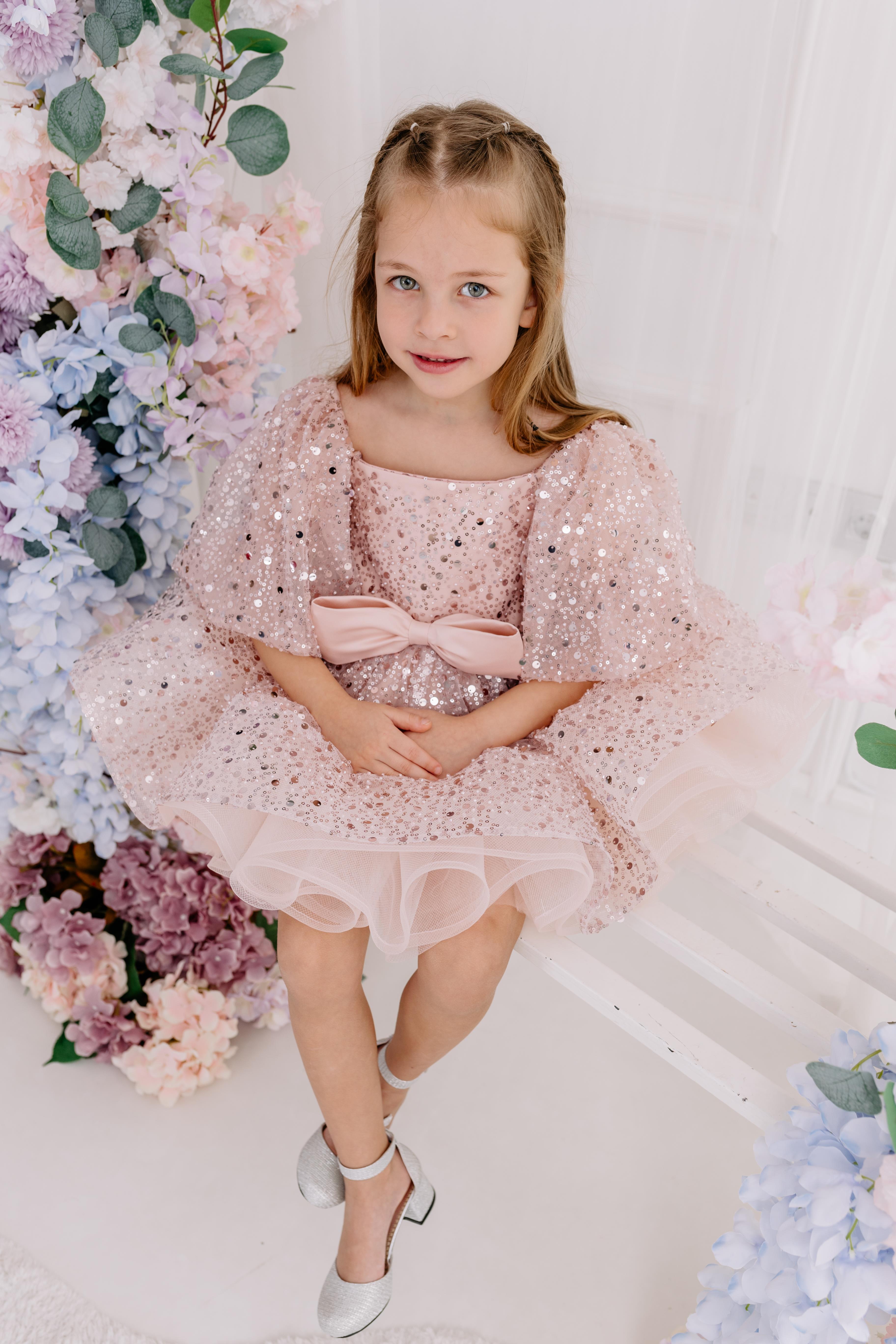 POWDER TIFFANY DRESS
