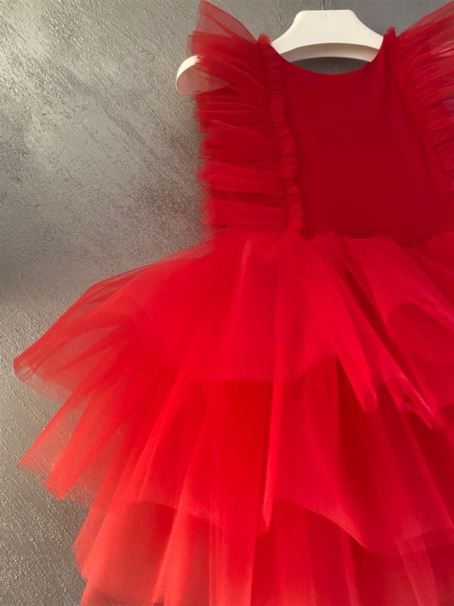 RED LOVER SUMMER TUTU DRESS