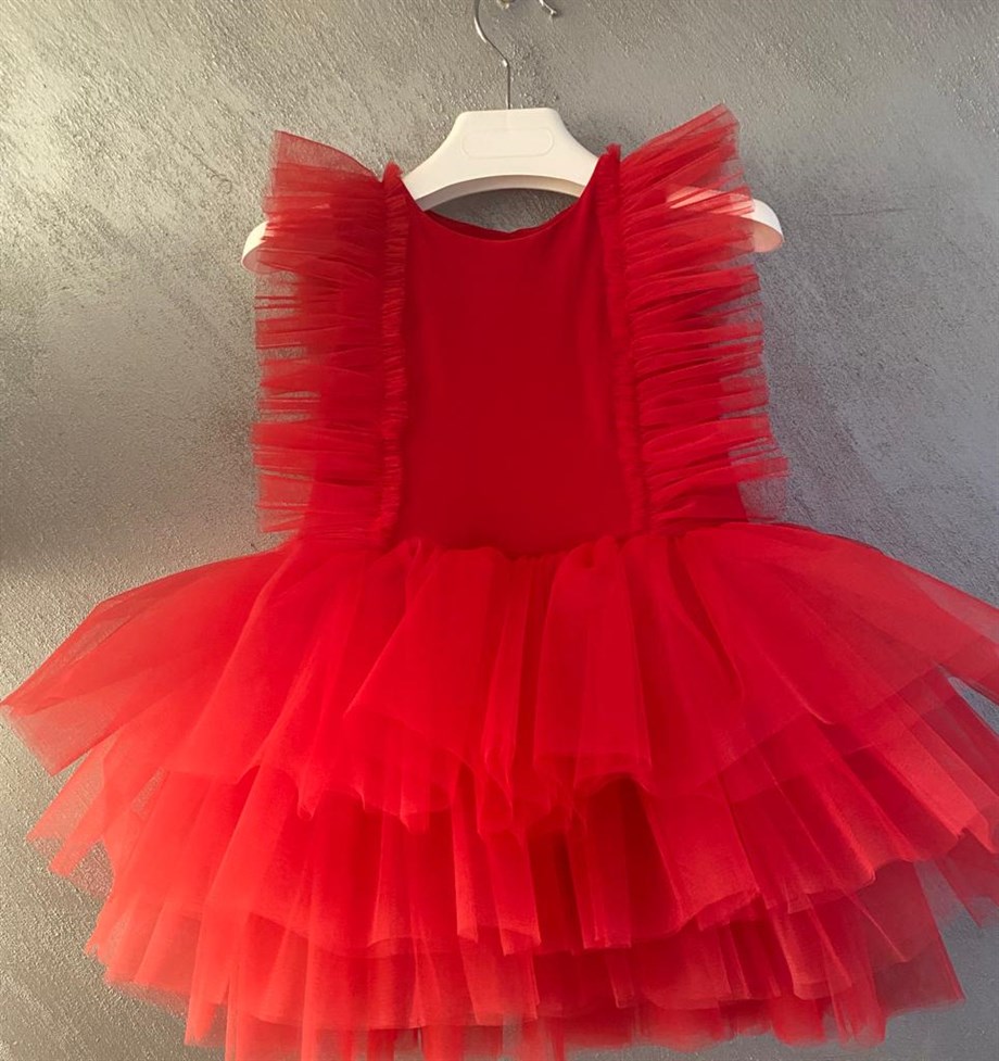 RED LOVER SUMMER TUTU DRESS