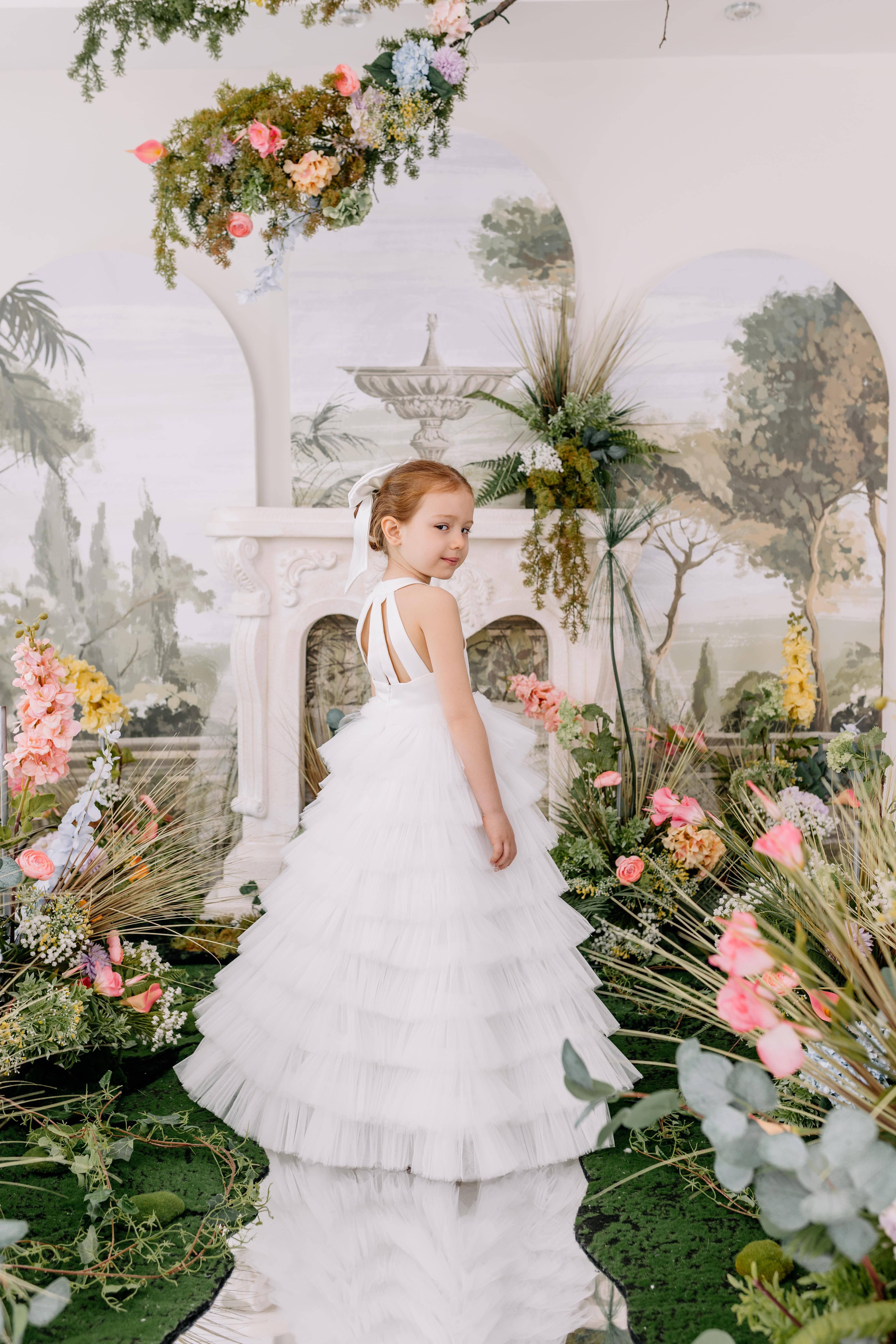 WHITE SCARLETT TUTU DRESS