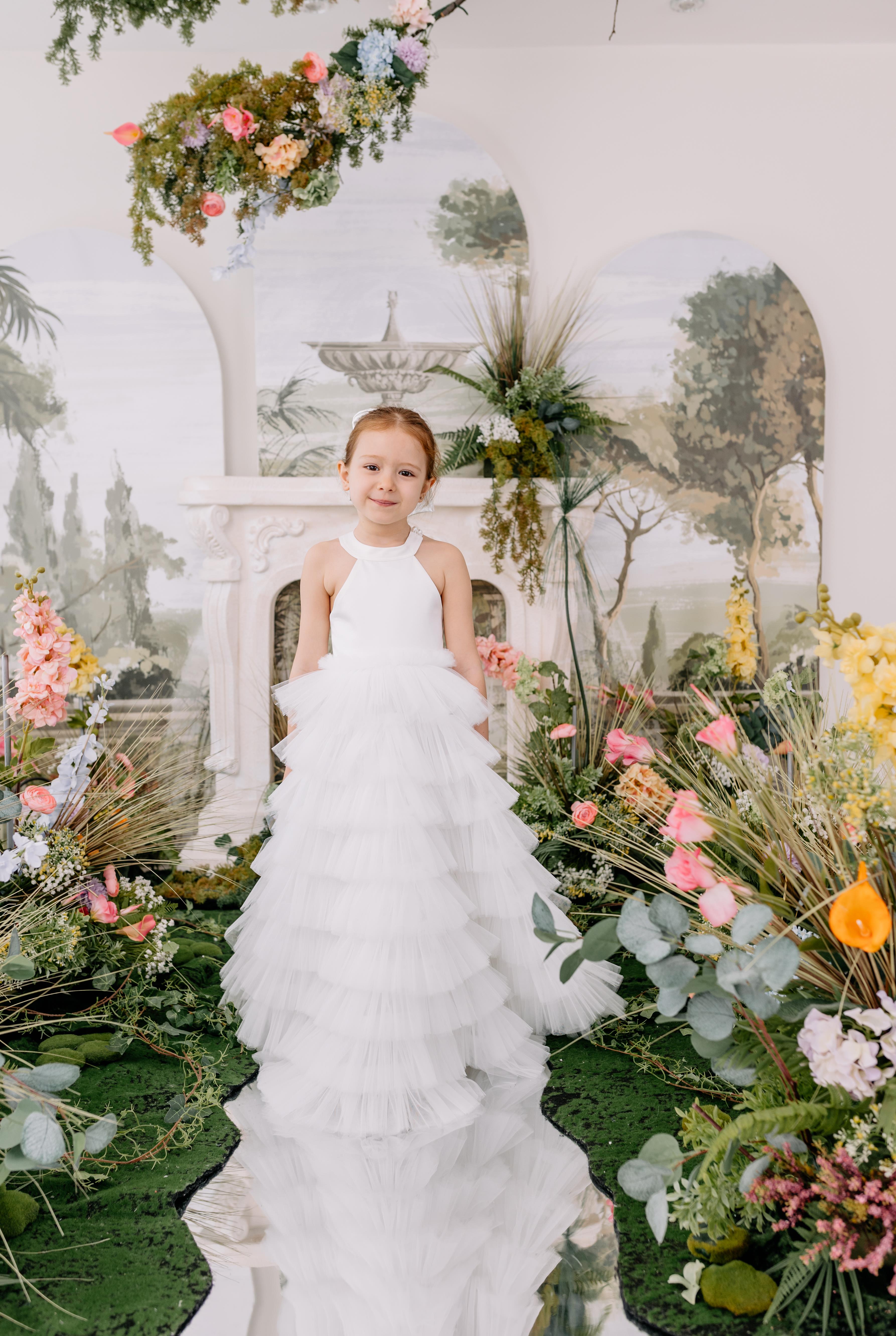 WHITE SCARLETT TUTU DRESS