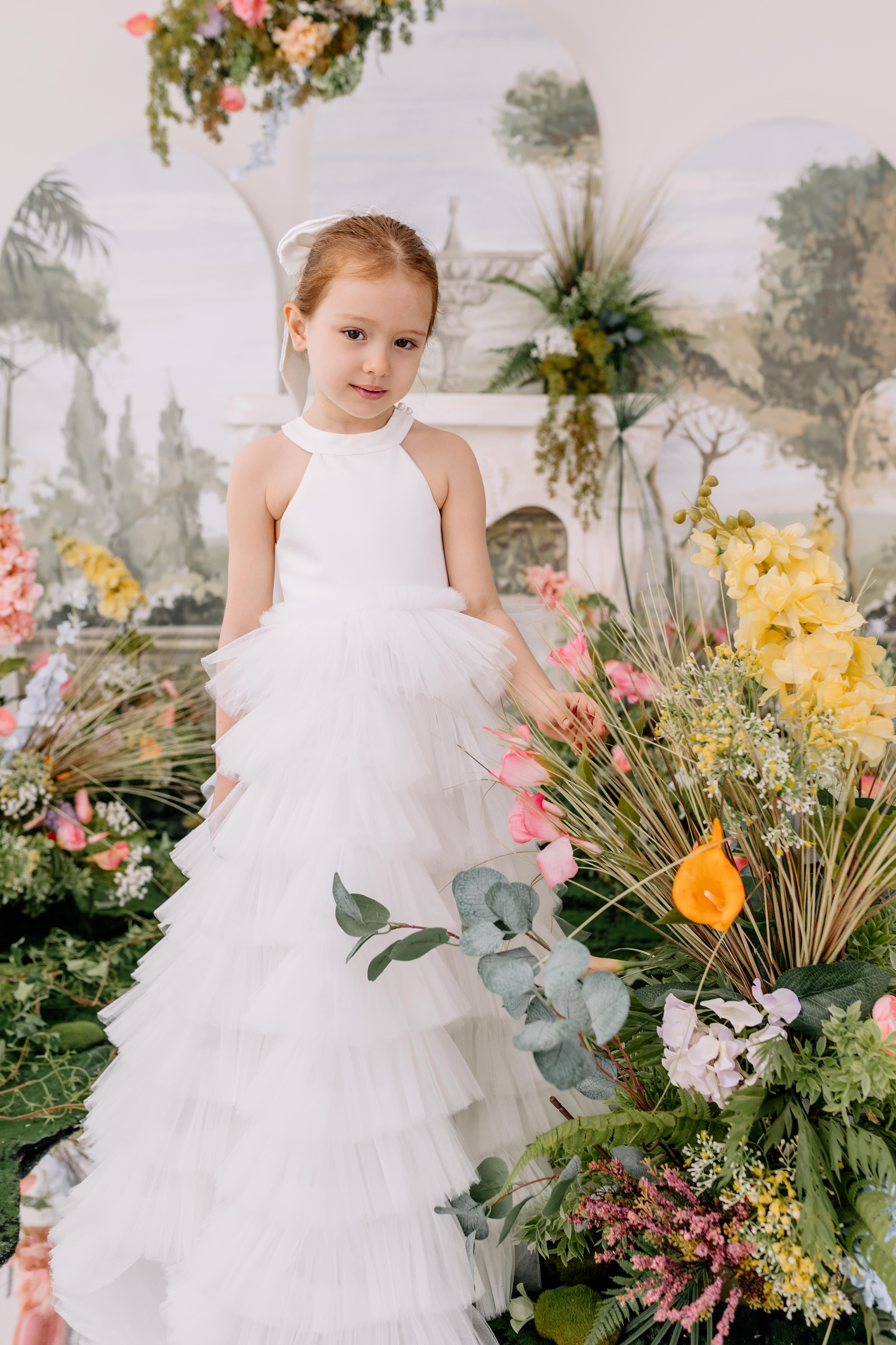 WHITE SCARLETT TUTU DRESS