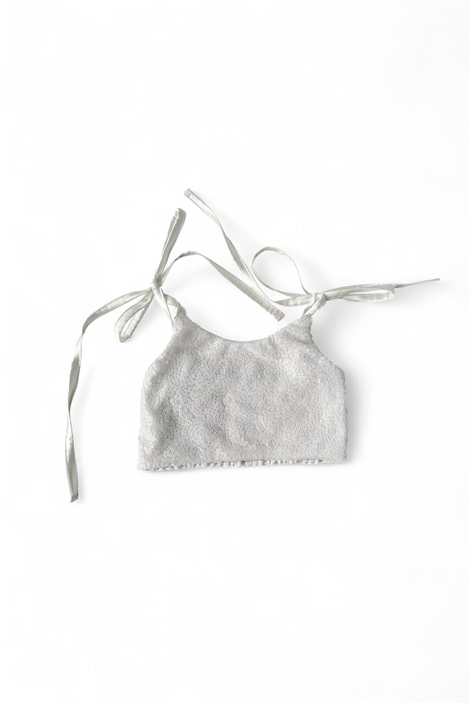 WHITE SHINY CROP