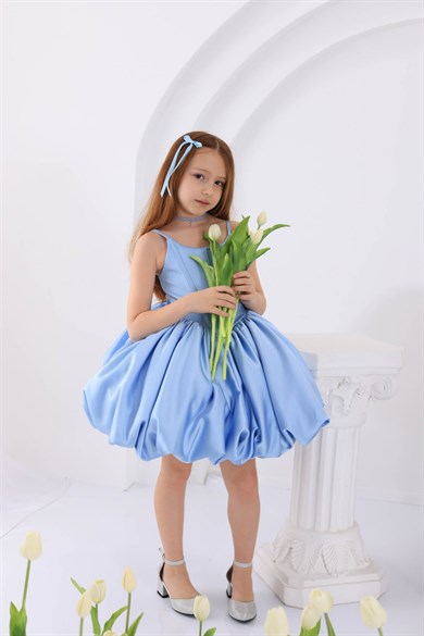 AZURE BLOOM DRESS