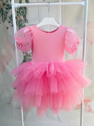 Sugar Pink Boho Tutu Dress