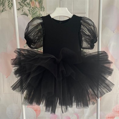BlACK BOHO SUMMER TUTU DRESS